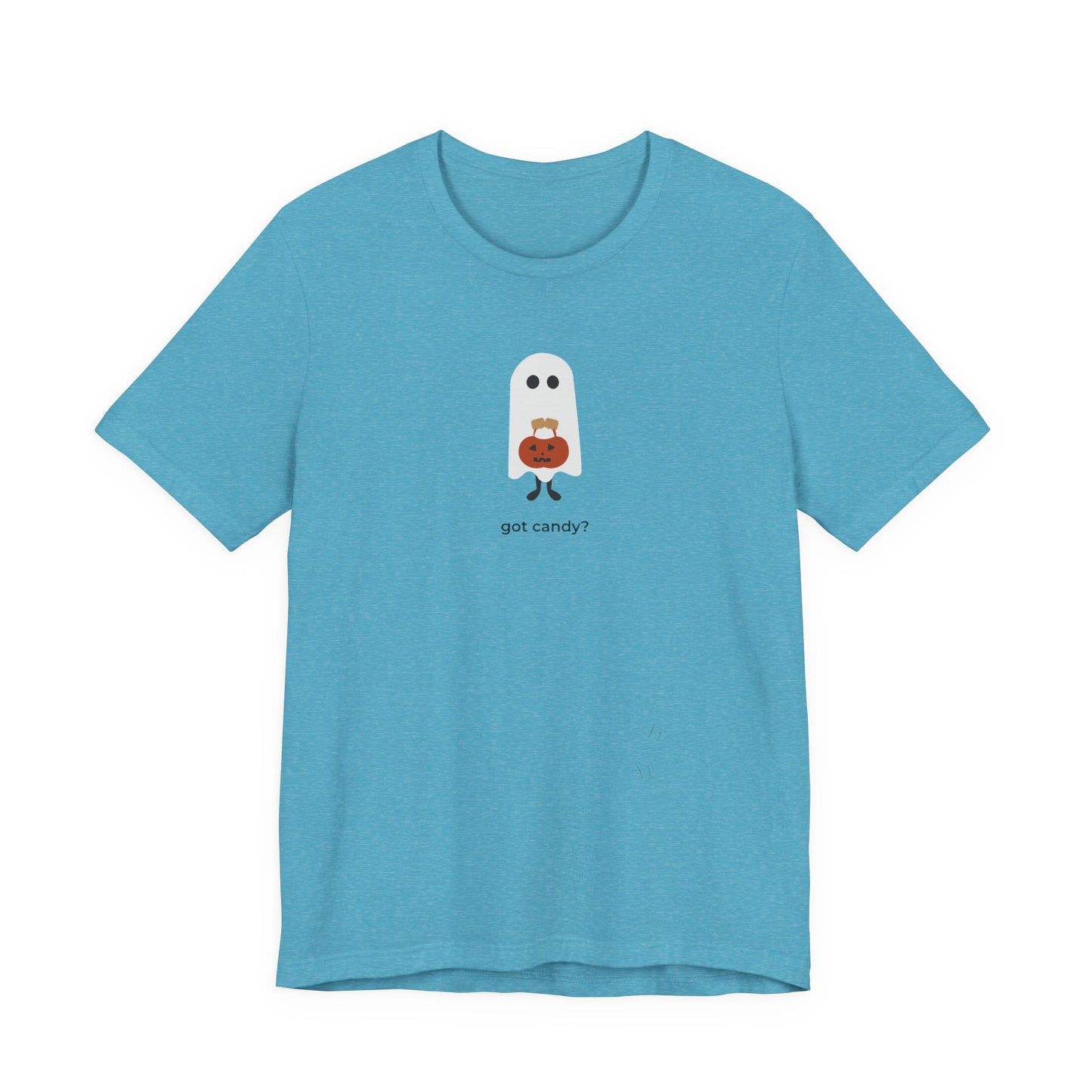 Cute Ghost Graphic Tee - Halloween Costume Shirt, Spooky Gift, Funny Vintage Style Tee, Unisex T-Shirt, Got Candy?