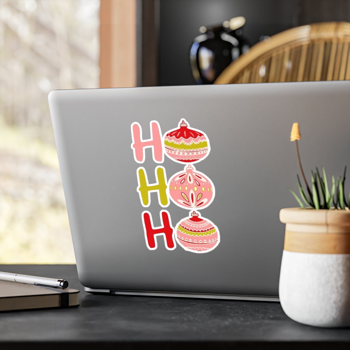 Holiday-Themed Kiss-Cut Vinyl Decals