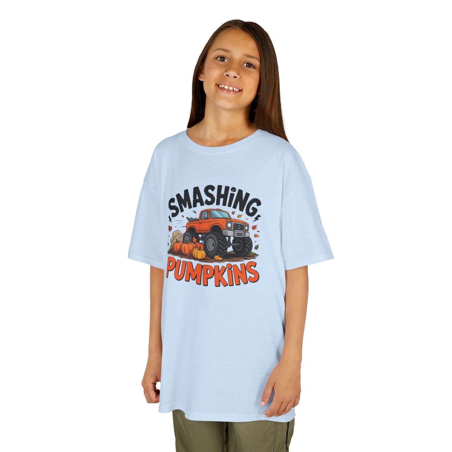 Smashing Pumpkins Kids Tee for Halloween Fun, Youth Autumn Shirt, Pumpkin Patch Tee, Fall Festival Apparel, Trick or Treat Top