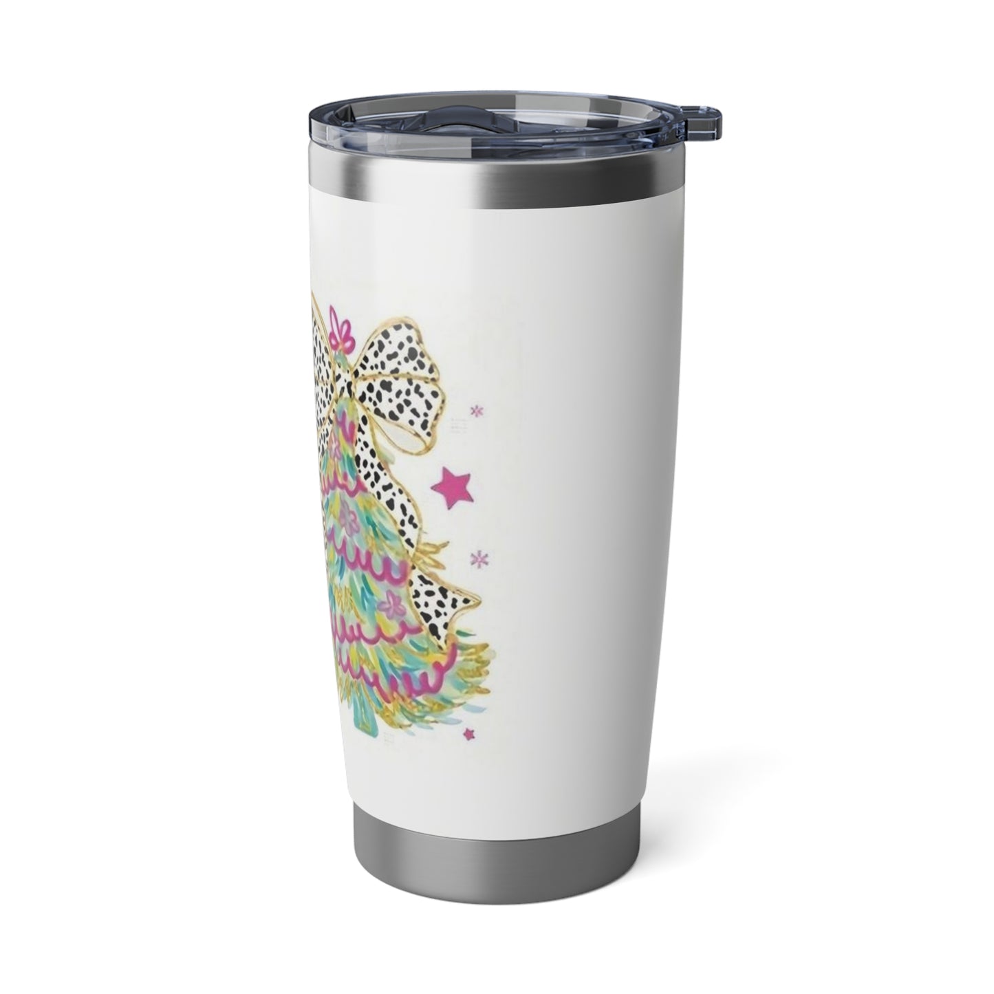 Holly Jolly 20oz Tumbler | Holiday Travel Mug, Christmas Gift, Eco-Friendly Cup, Reusable Drinkware, Cute Beverage Container