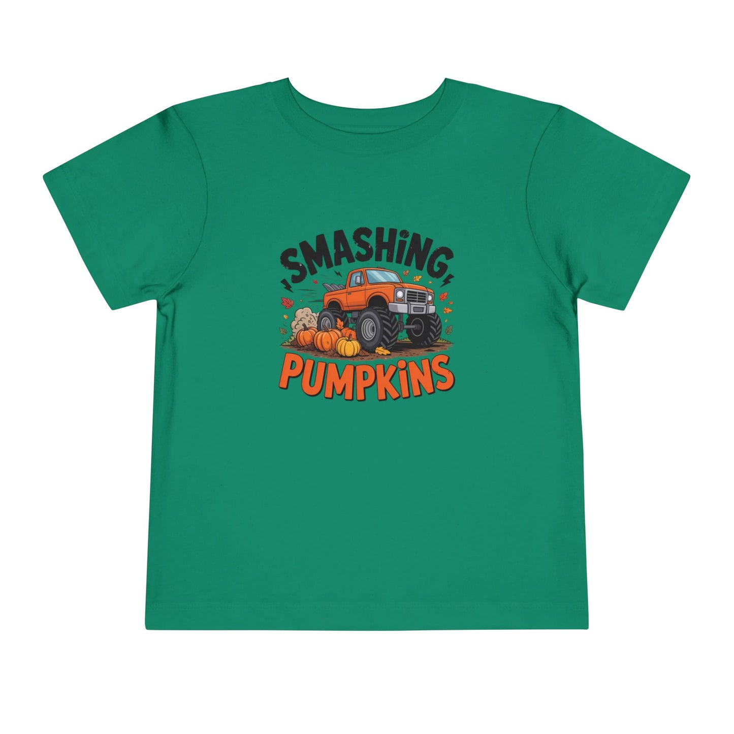 Toddler Smashing Pumpkins Tee - Adorable 'Smashing Pumpkins' Graphic, Perfect for Fall, Halloween, Kids' Costume, Pumpkin Patch