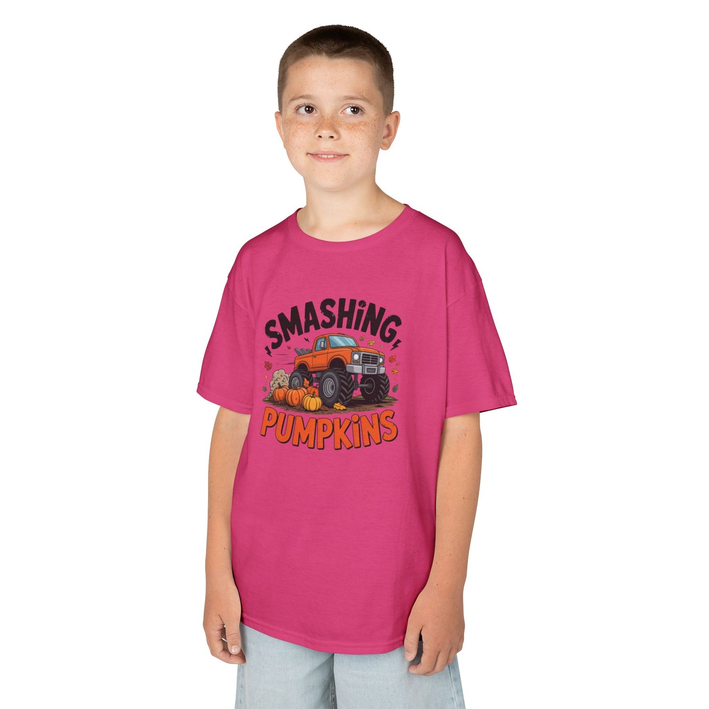 Smashing Pumpkins Kids Tee for Halloween Fun, Youth Autumn Shirt, Pumpkin Patch Tee, Fall Festival Apparel, Trick or Treat Top