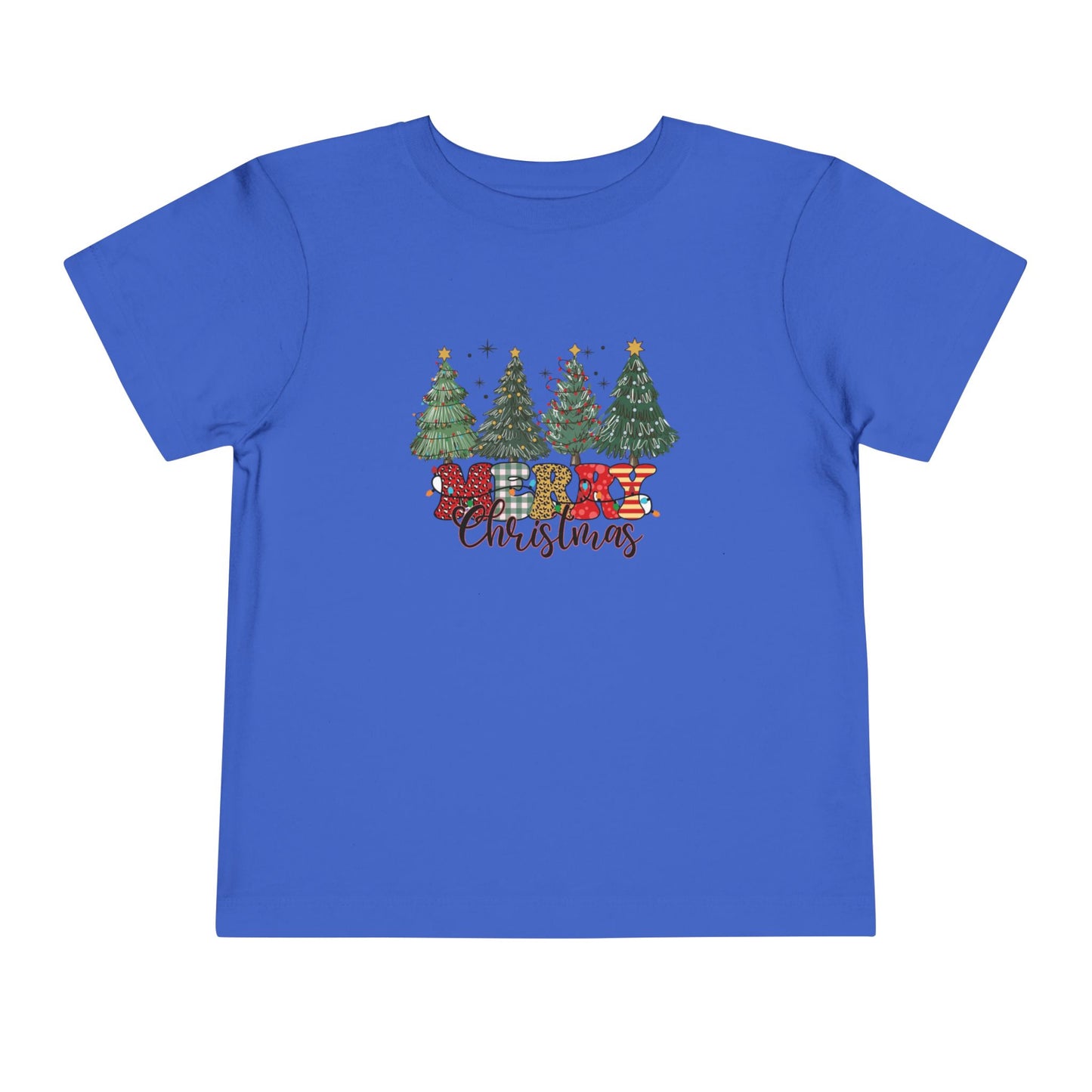 Cozy Christmas Toddler Tee with Tree Design | Perfect for Holiday Photos, Gift, Family Gatherings, Christmas Celebrations, Kids Apparel