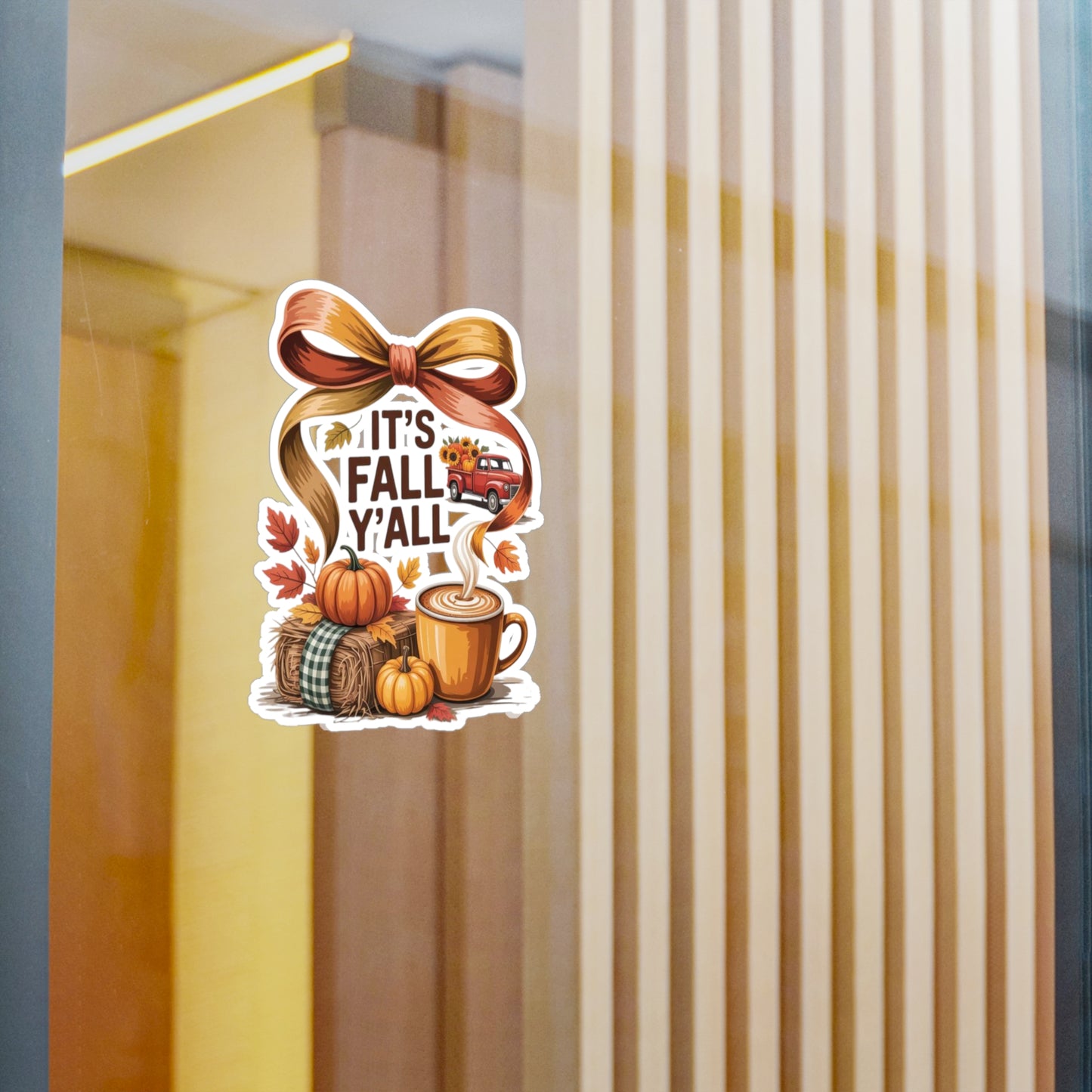 Fall-Themed Vinyl Decals for Home Decor