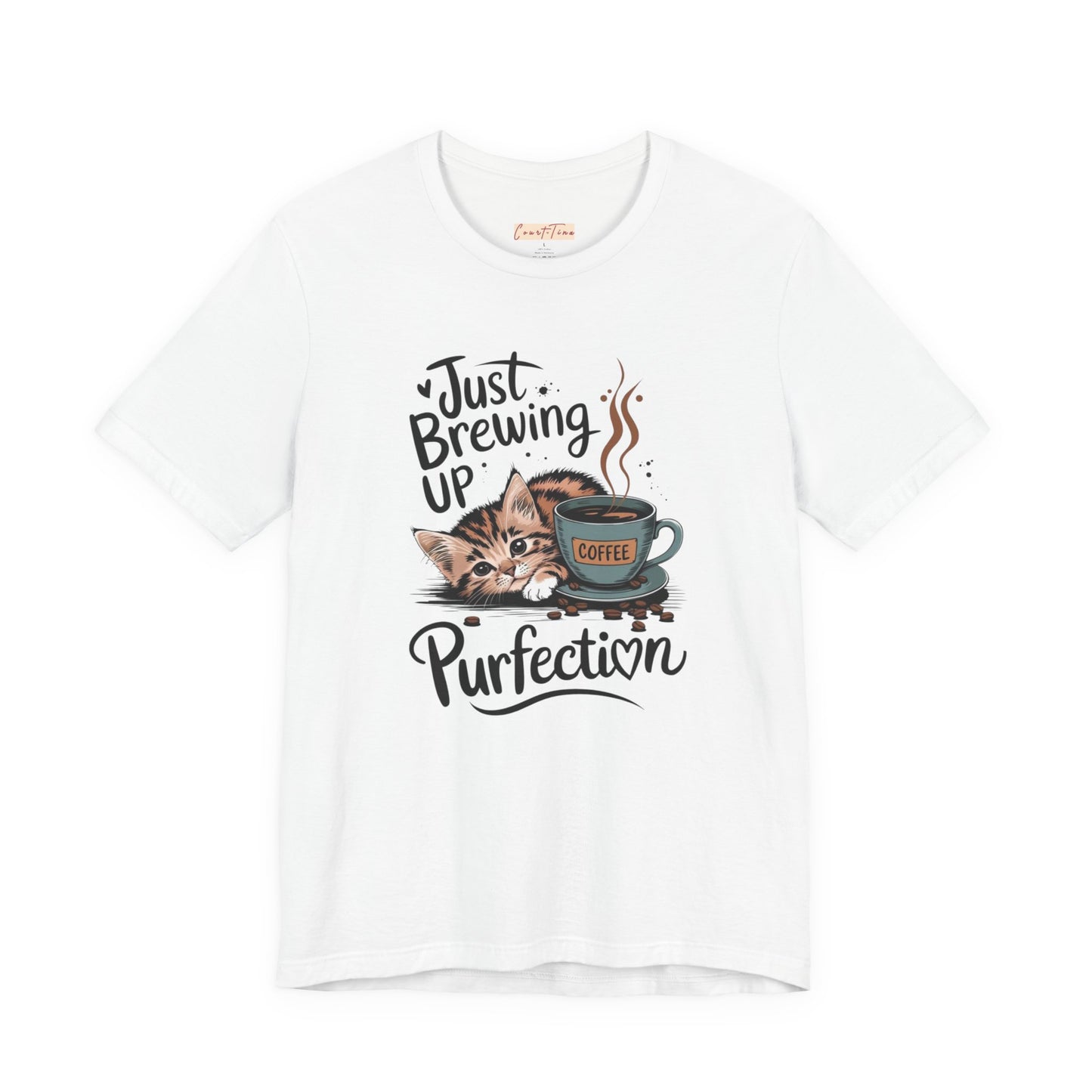 Cute Cat Coffee Tee