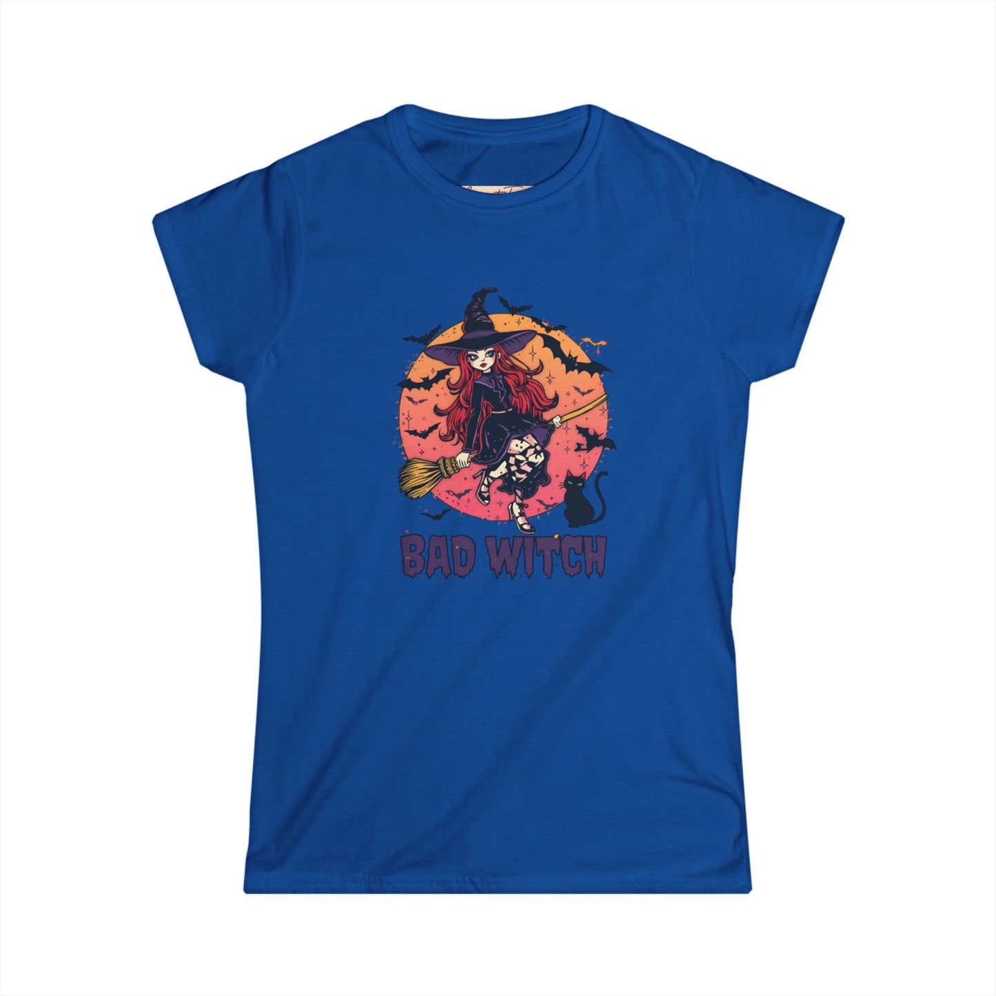 Women's Tee - Bad Witch Halloween Tee, Spooky Season Shirt, Witchy Gift for Witches, Fall Fashion
