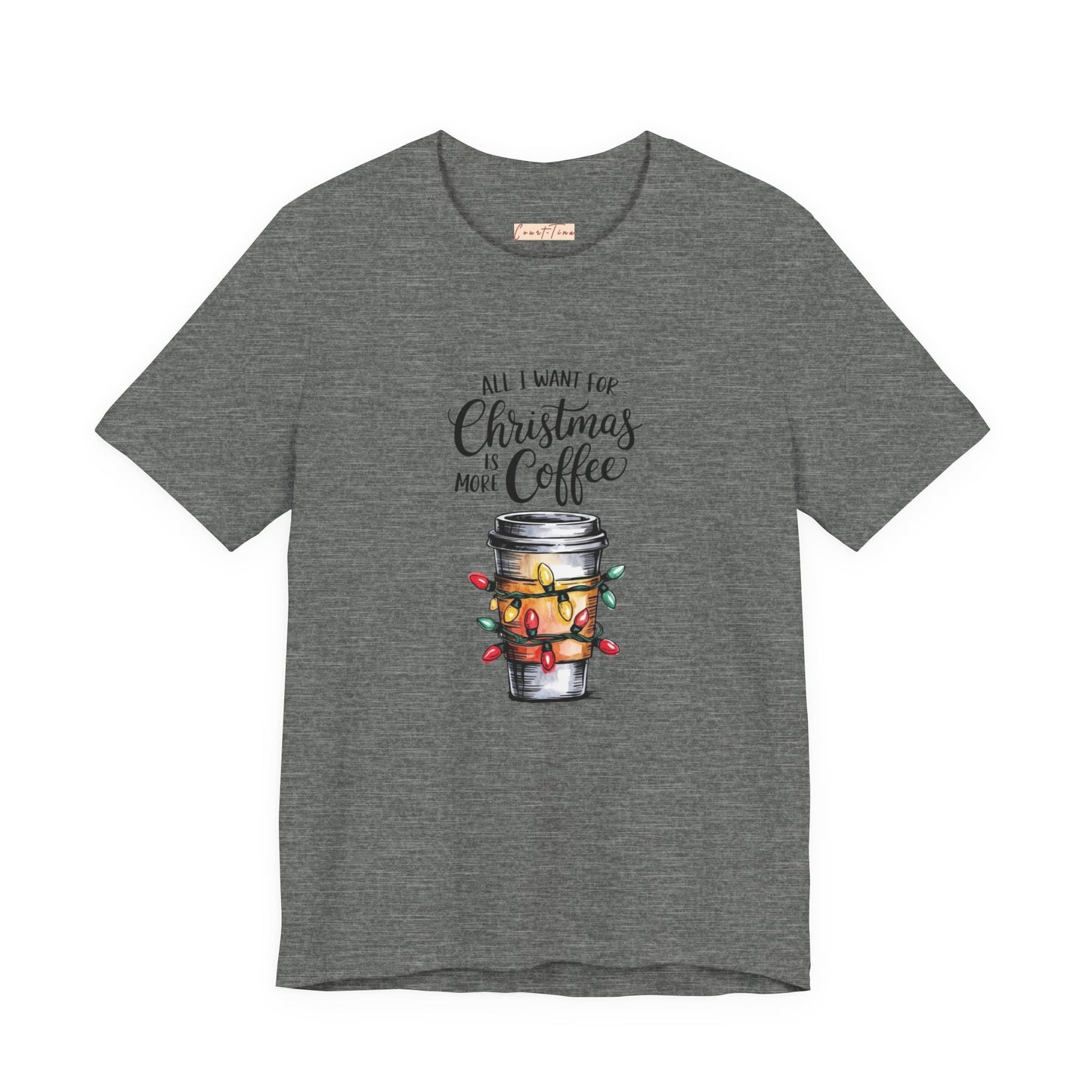 All I Want For Christmas Is Coffee Tee