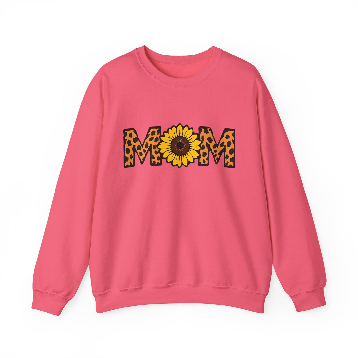 Sunflower Mom Crewneck Sweatshirt, Cozy Gift for Mothers, Mother's Day Apparel, Birthday Gift, Stylish Casual Wear