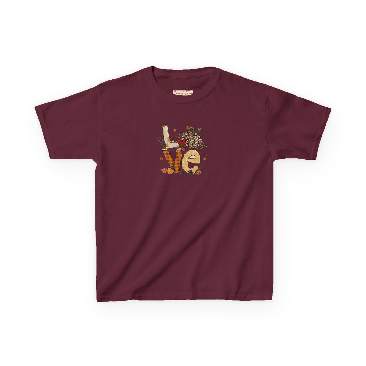 Kids Love Autumn Tee, Cute Kids T-Shirt, Animal Lovers Gift, Eco-Friendly Kids Shirt, Fun Kids Gift, Nature-Themed Apparel