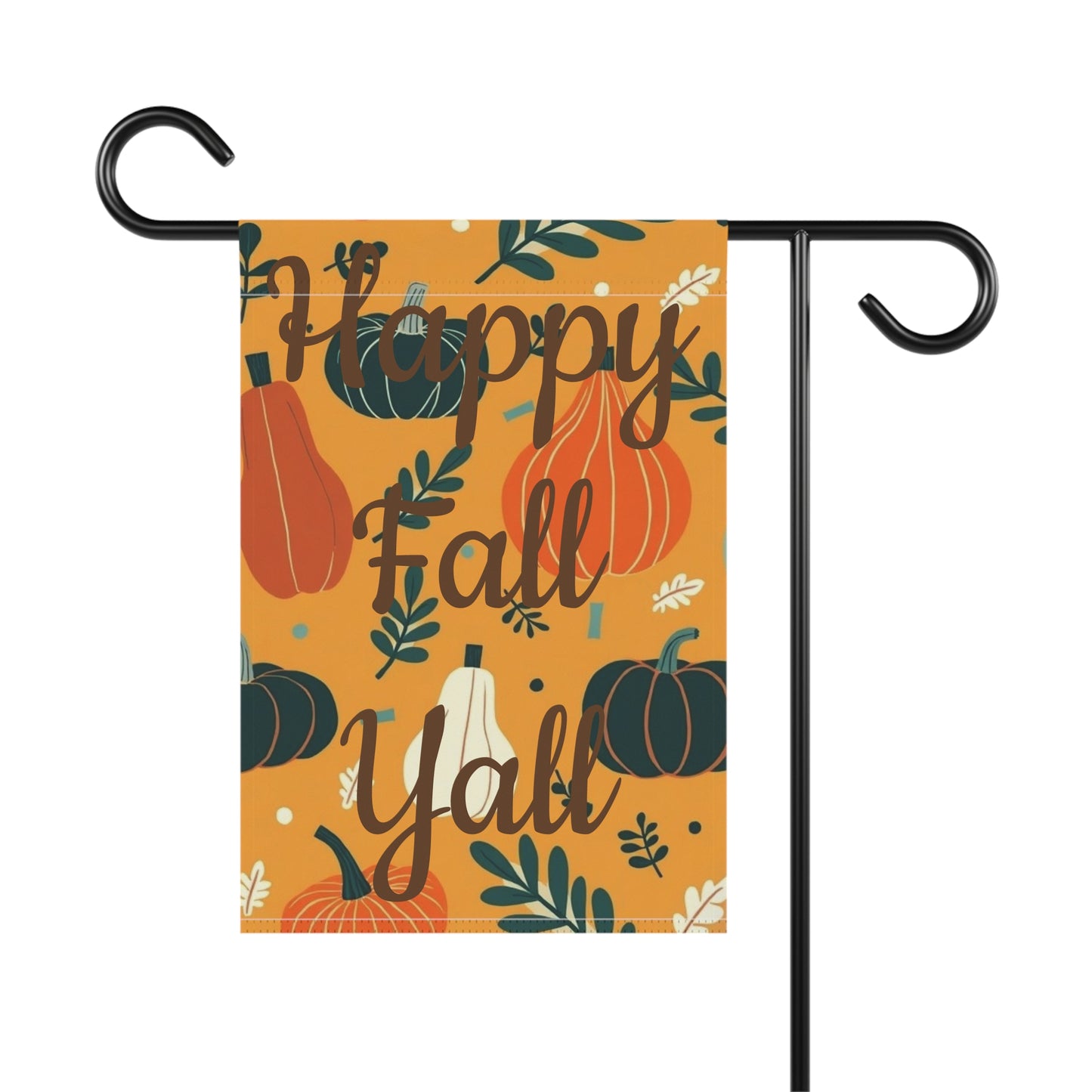 Autumn Garden Flag - Happy Fall Y'all Banner | Rustic Outdoor Decor, Seasonal Garden Decoration, Thanksgiving Yard Sign, Fall Decor
