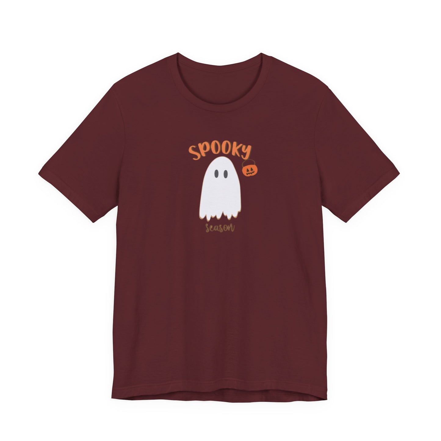 Spooky Ghost Unisex Tee, Halloween Shirt, Cute Ghost T-Shirt, Casual Halloween Outfit, Fun Gift for Ghost Lovers