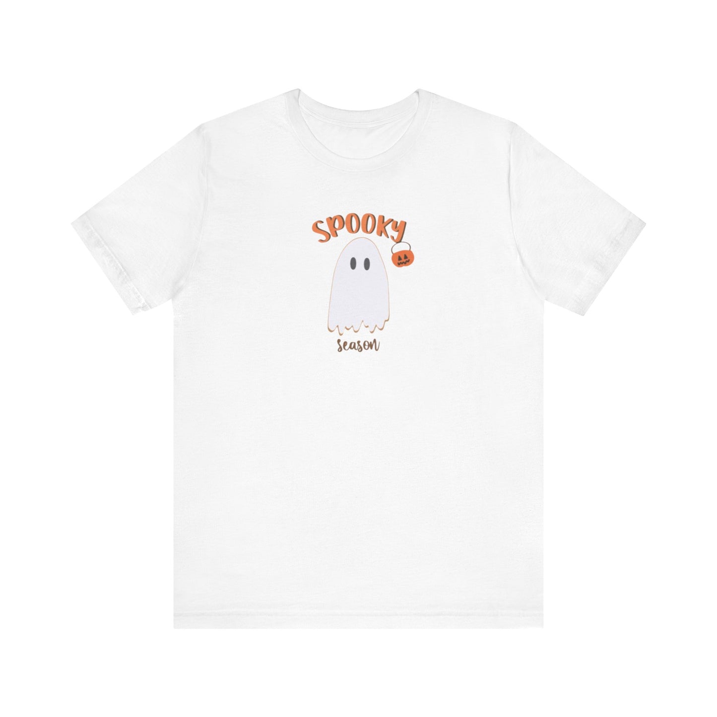 Spooky Ghost Unisex Tee, Halloween Shirt, Cute Ghost T-Shirt, Casual Halloween Outfit, Fun Gift for Ghost Lovers