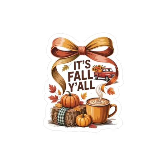 Fall-Themed Vinyl Decals for Home Decor