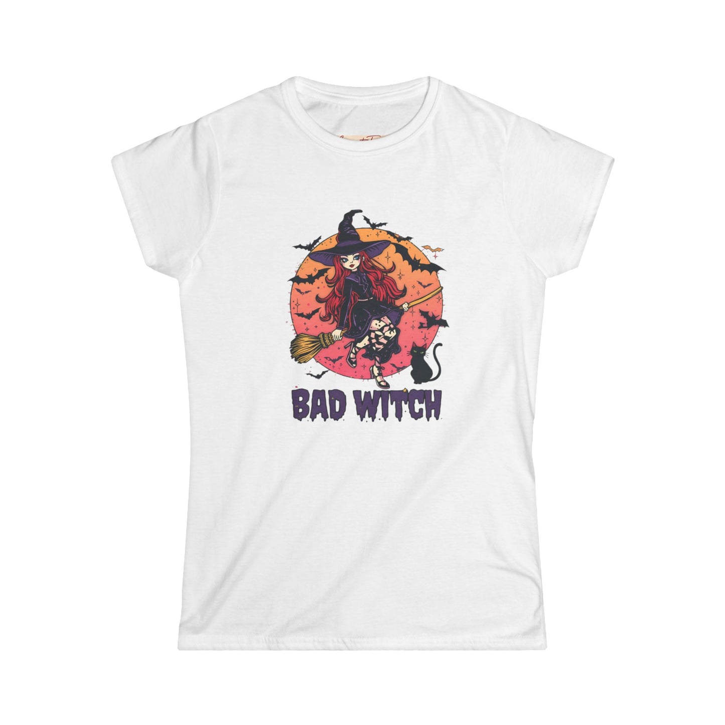 Women's Tee - Bad Witch Halloween Tee, Spooky Season Shirt, Witchy Gift for Witches, Fall Fashion