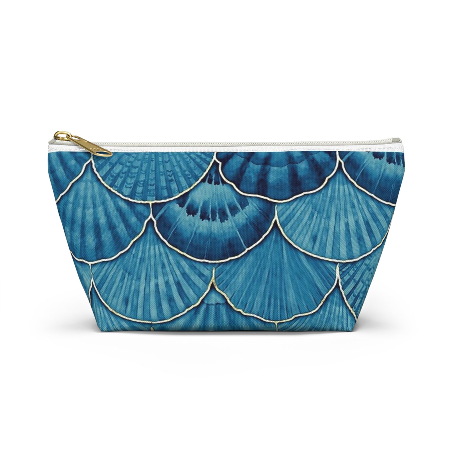 Ocean-Inspired Accessory Pouch, Cute Makeup Bag, Seashell Travel Organizer, Beach Lovers Gift, Nautical Cosmetic Case, Perfect for Summer