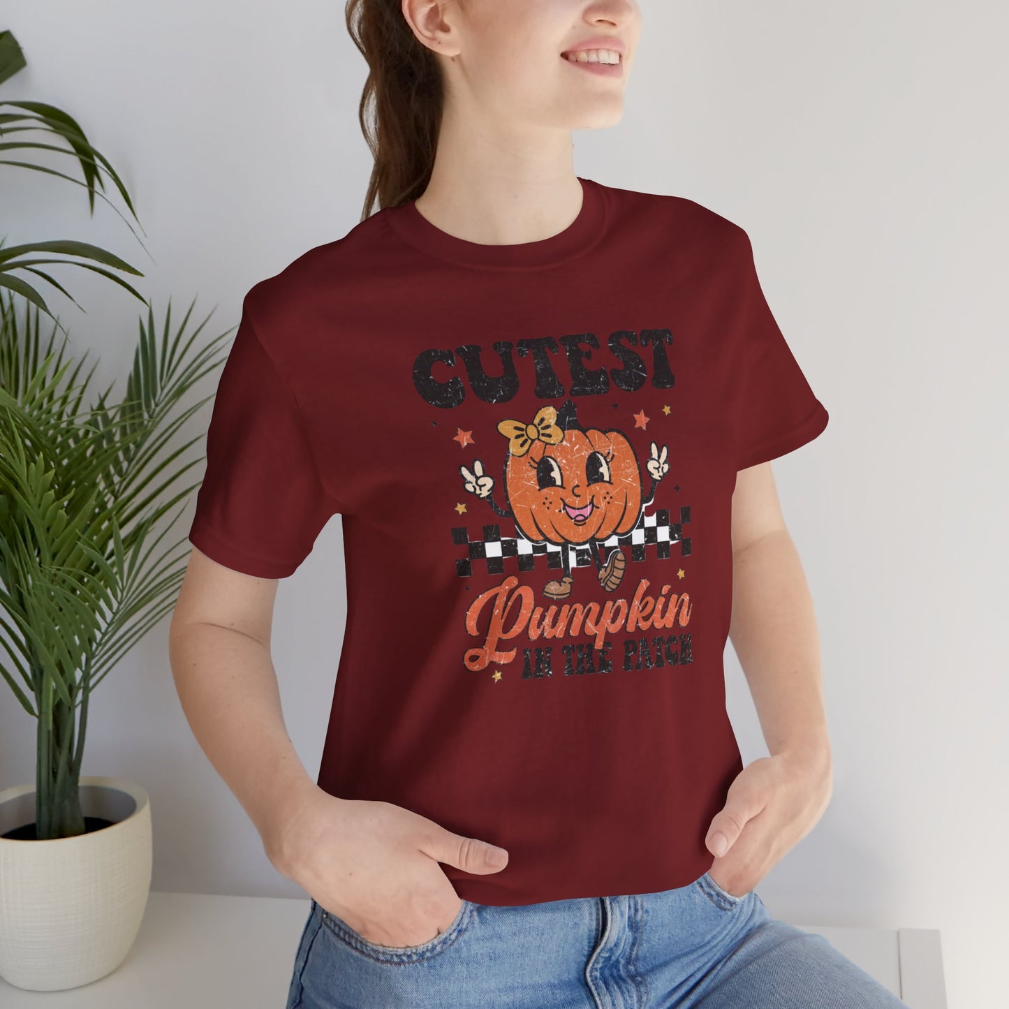 Cute Pumpkin Patch Tee - Fall Fashion, Halloween Shirt, Unisex Pumpkin Tee, Funny Graphic T-Shirt, Holiday Apparel