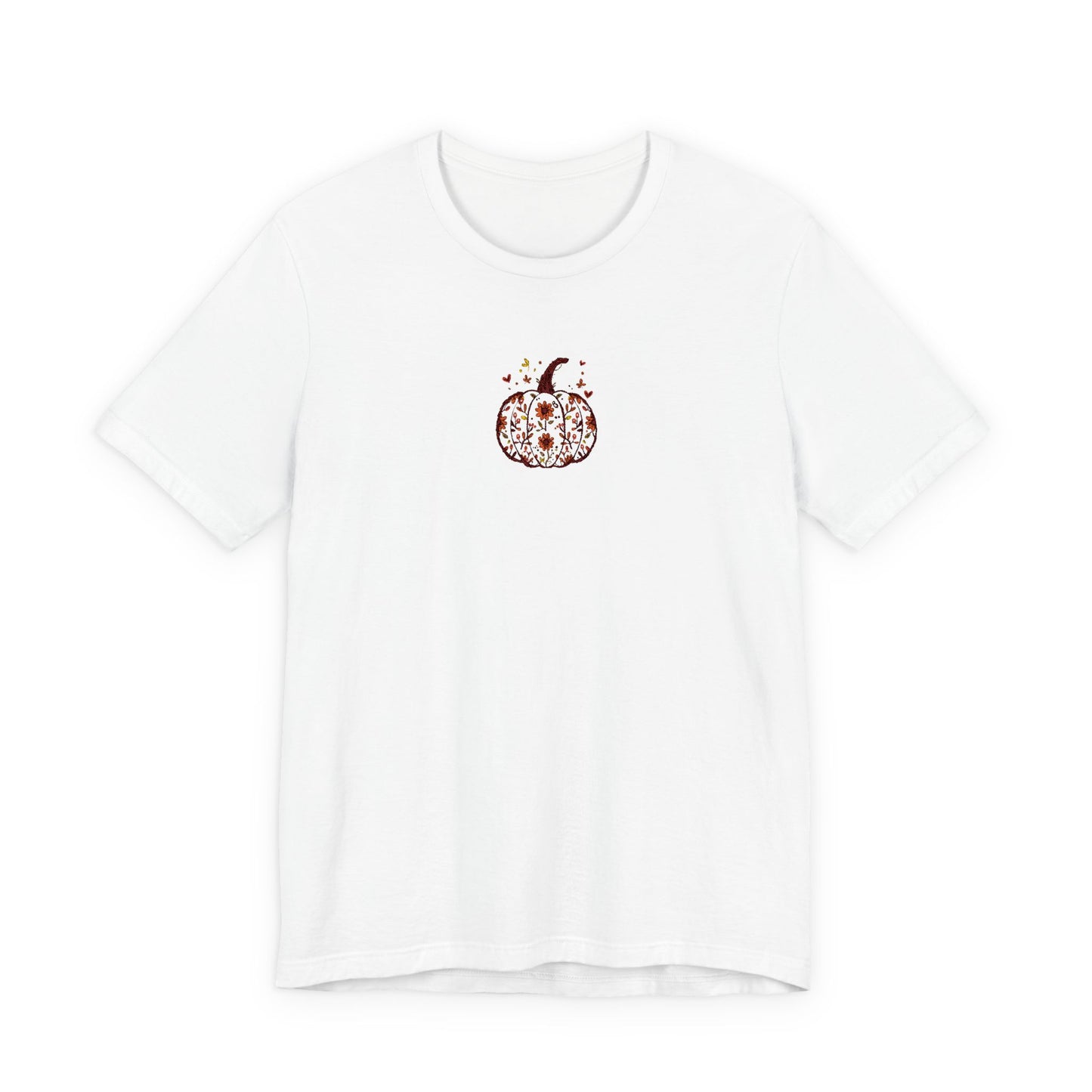 Pumpkin Embroidered Tee
