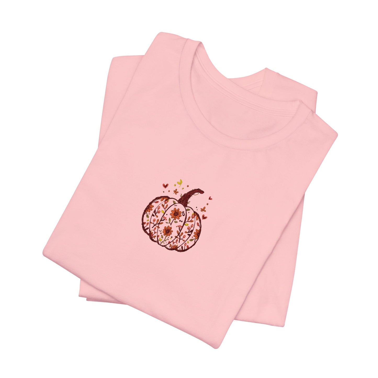 Pumpkin Embroidered Tee