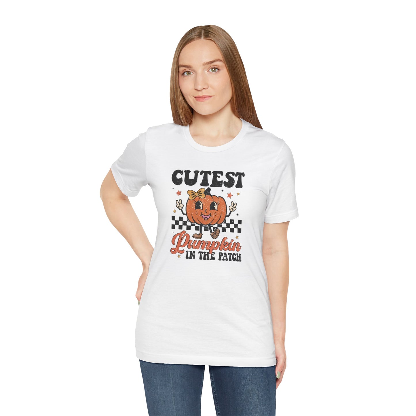 Cute Pumpkin Patch Tee - Fall Fashion, Halloween Shirt, Unisex Pumpkin Tee, Funny Graphic T-Shirt, Holiday Apparel