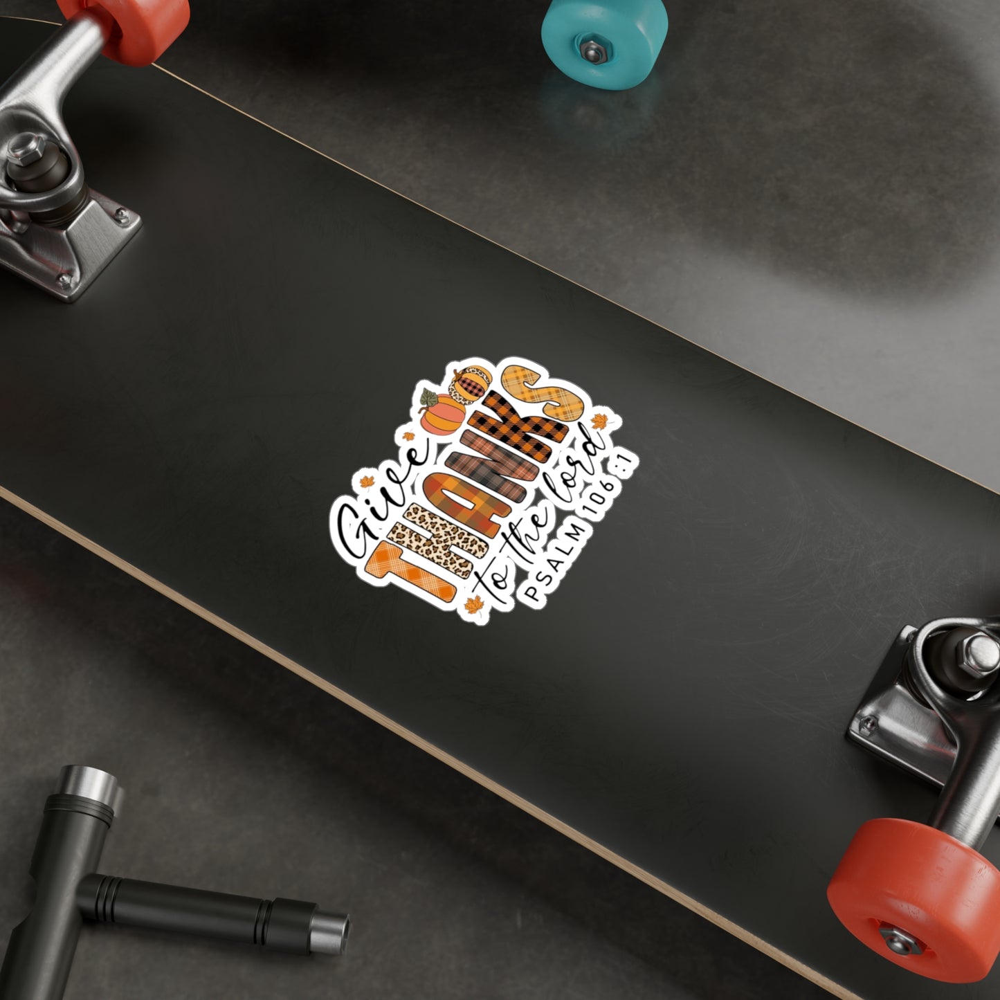 Give Thanks Vinyl Decals Psalm 106:1