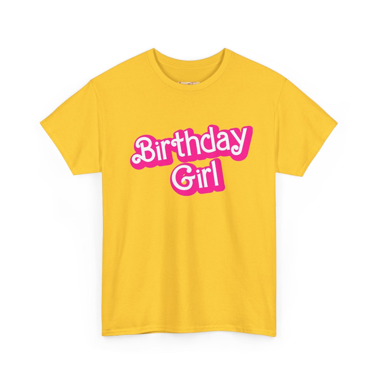 Birthday Girl Unisex Heavy Cotton Tee, Fun Party Tee, Birthday Celebration Shirt, Gift for Birthday Girl, Lounge Wear, Trendy Casual Top
