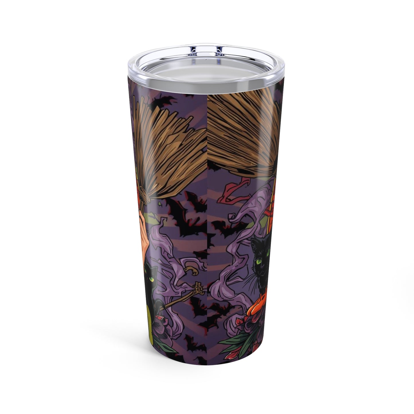 Spooky Witch Tumbler 20oz | Halloween Mug, Witch Gifts, Autumn Decor, Witchy Drinkware, Fall Beverage Tumbler