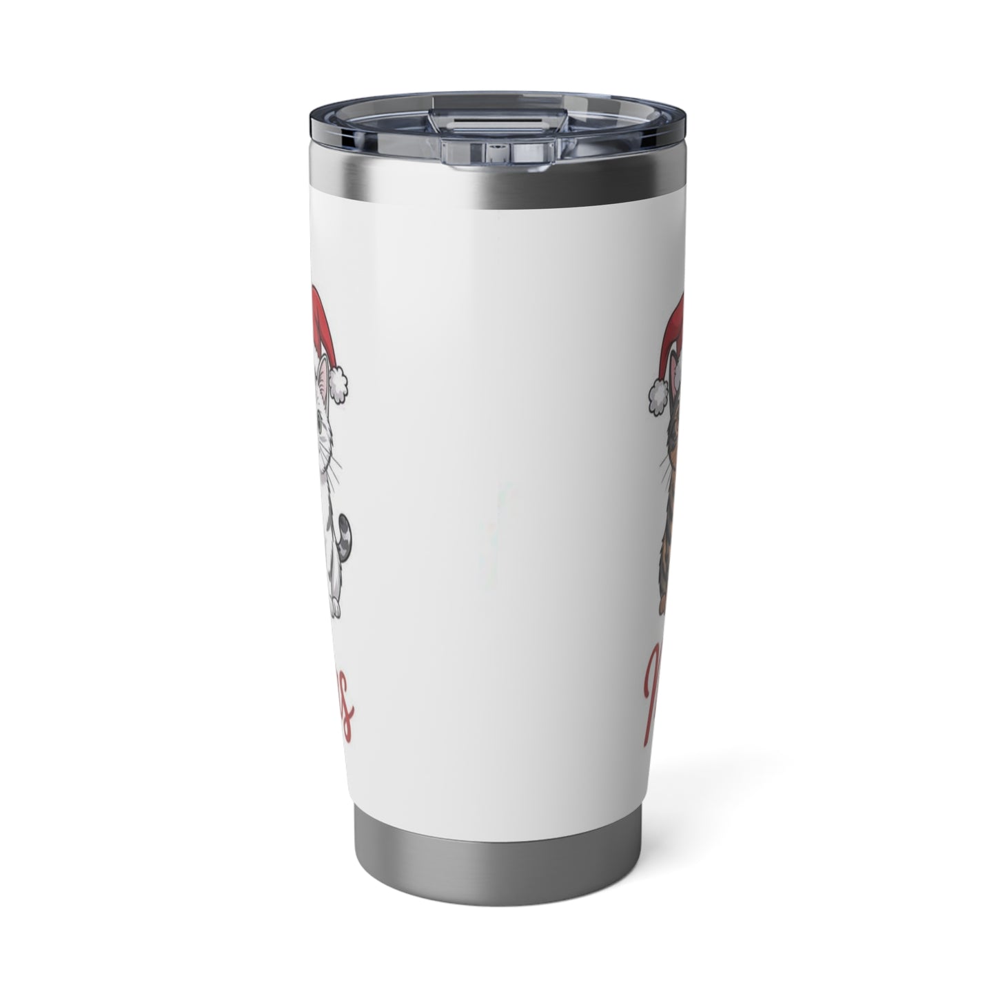 Christmas Cats Tumbler | Cute Cat Travel Mug, Holiday Gift, Pet Lover Cup, Personalized Christmas Mug, Winter Drinkware