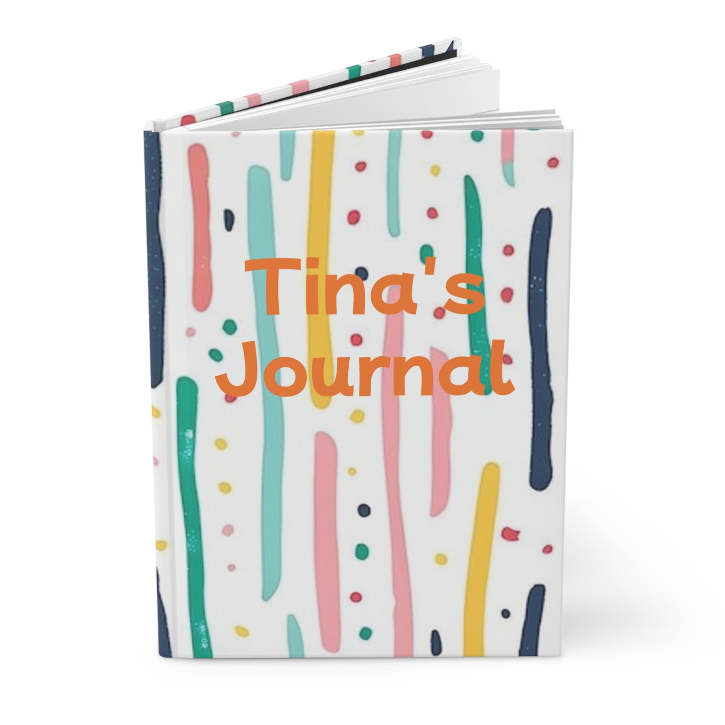 Colorful Personalized Hardcover Journal for Daily Journaling, Gifts for Writers, Creative Notebooks, Art Journals, Student Supplies