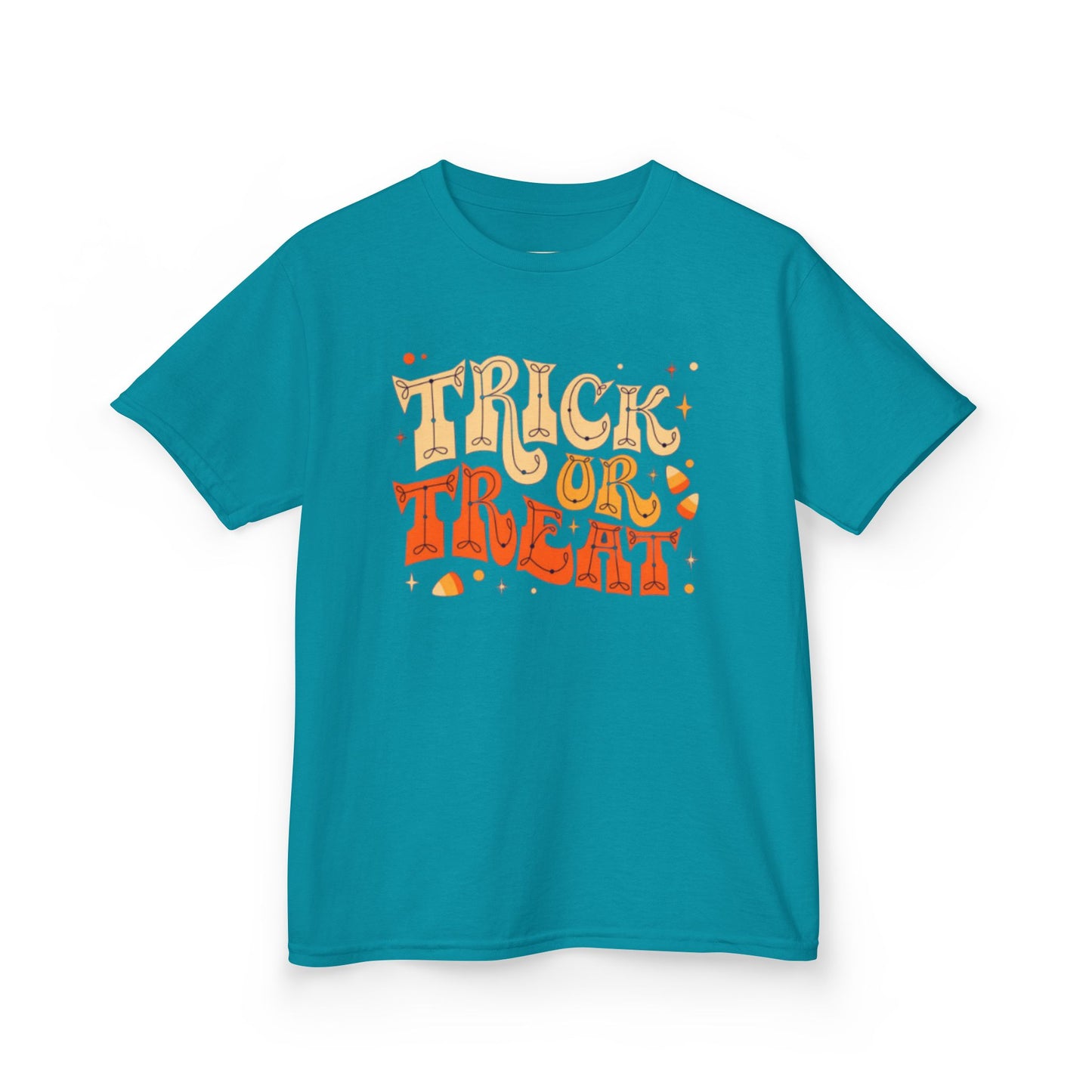 Kids Halloween Tee, Trick or Treat T-Shirt, Halloween Costume Shirt, Spooky Kids Apparel, Fall Festivity Tee