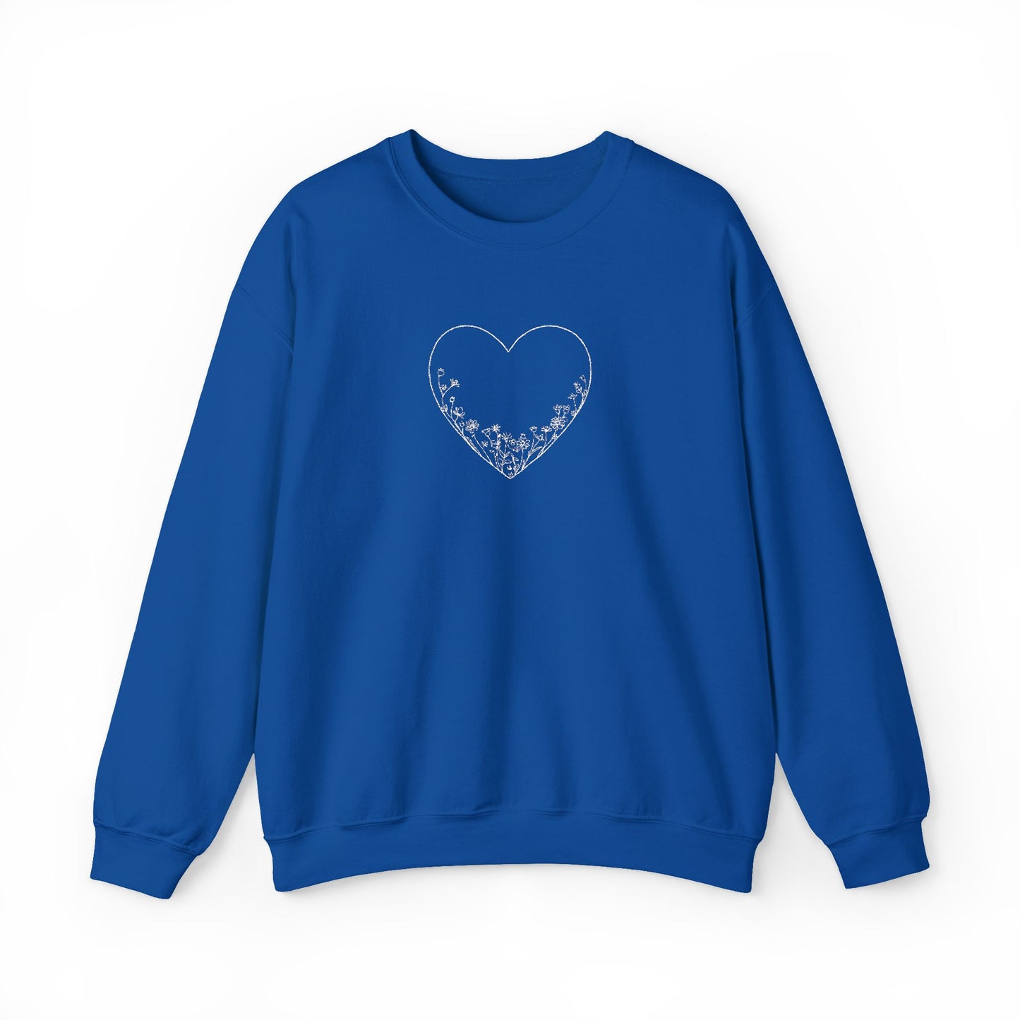 Heartfelt Love Crewneck Sweatshirt - Cozy Gift, Casual Wear, Valentine's Day, Anniversary, Comfort