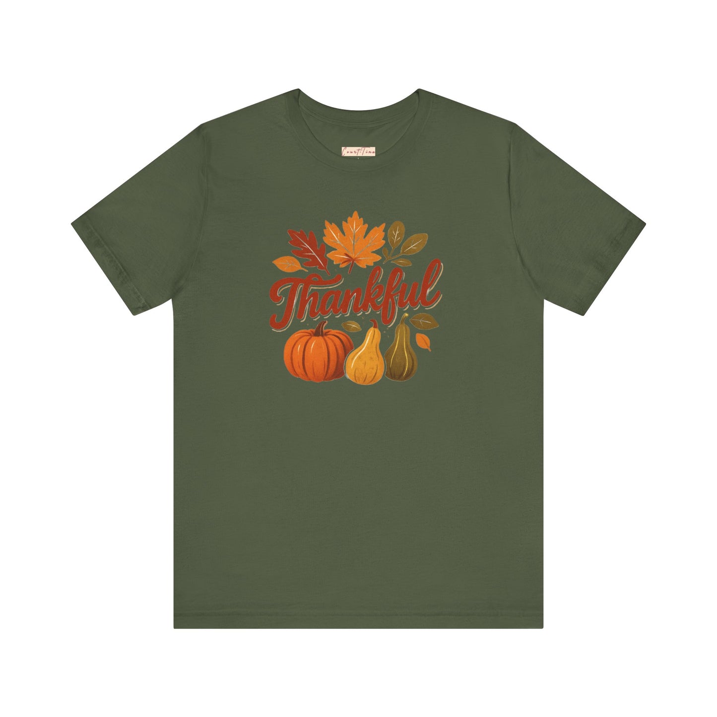 Fall Harvest Thankful Tee, Autumn Shirt, Thanksgiving Gift, Cozy Casual Wear, Unisex Fall Tee, Seasonal Apparel
