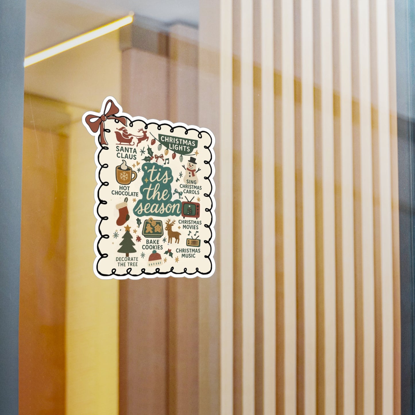 All Things Christmas Vinyl Decal