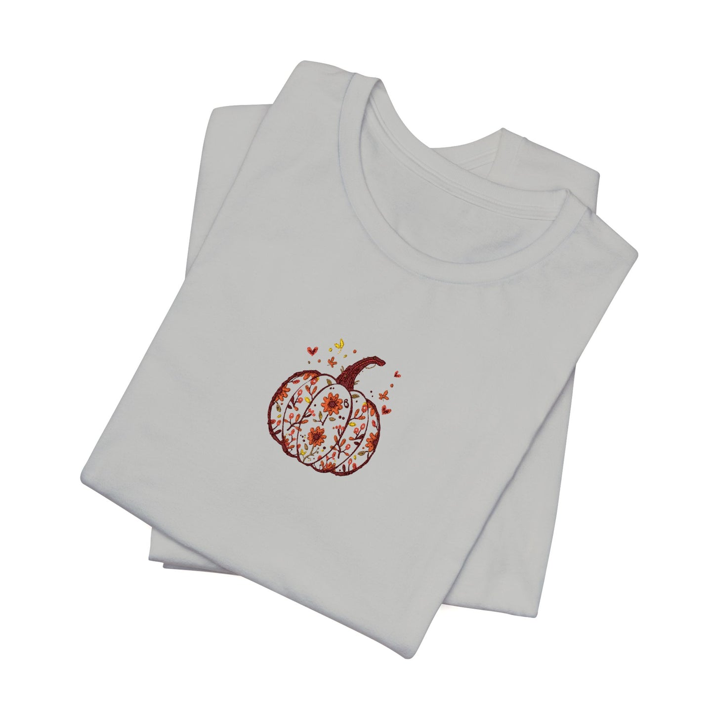 Pumpkin Embroidered Tee