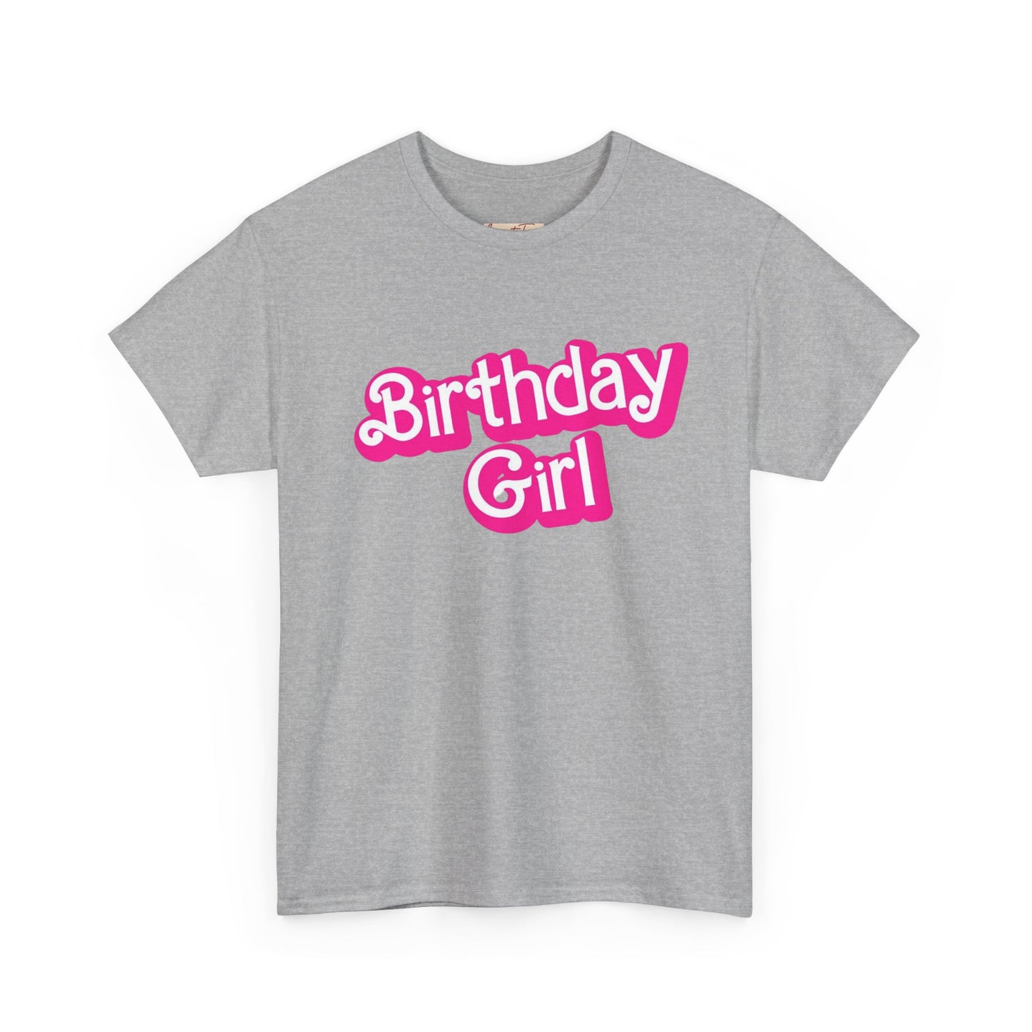 Birthday Girl Unisex Heavy Cotton Tee, Fun Party Tee, Birthday Celebration Shirt, Gift for Birthday Girl, Lounge Wear, Trendy Casual Top