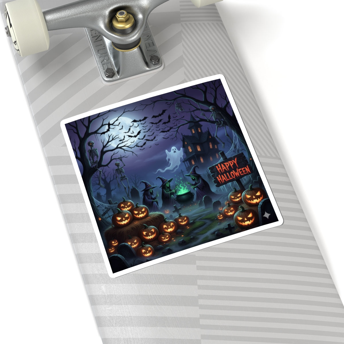 Halloween Kiss-Cut Stickers, Spooky Decor, Trick or Treat, Fall Festival, Party Favors, Boo-tiful Halloween