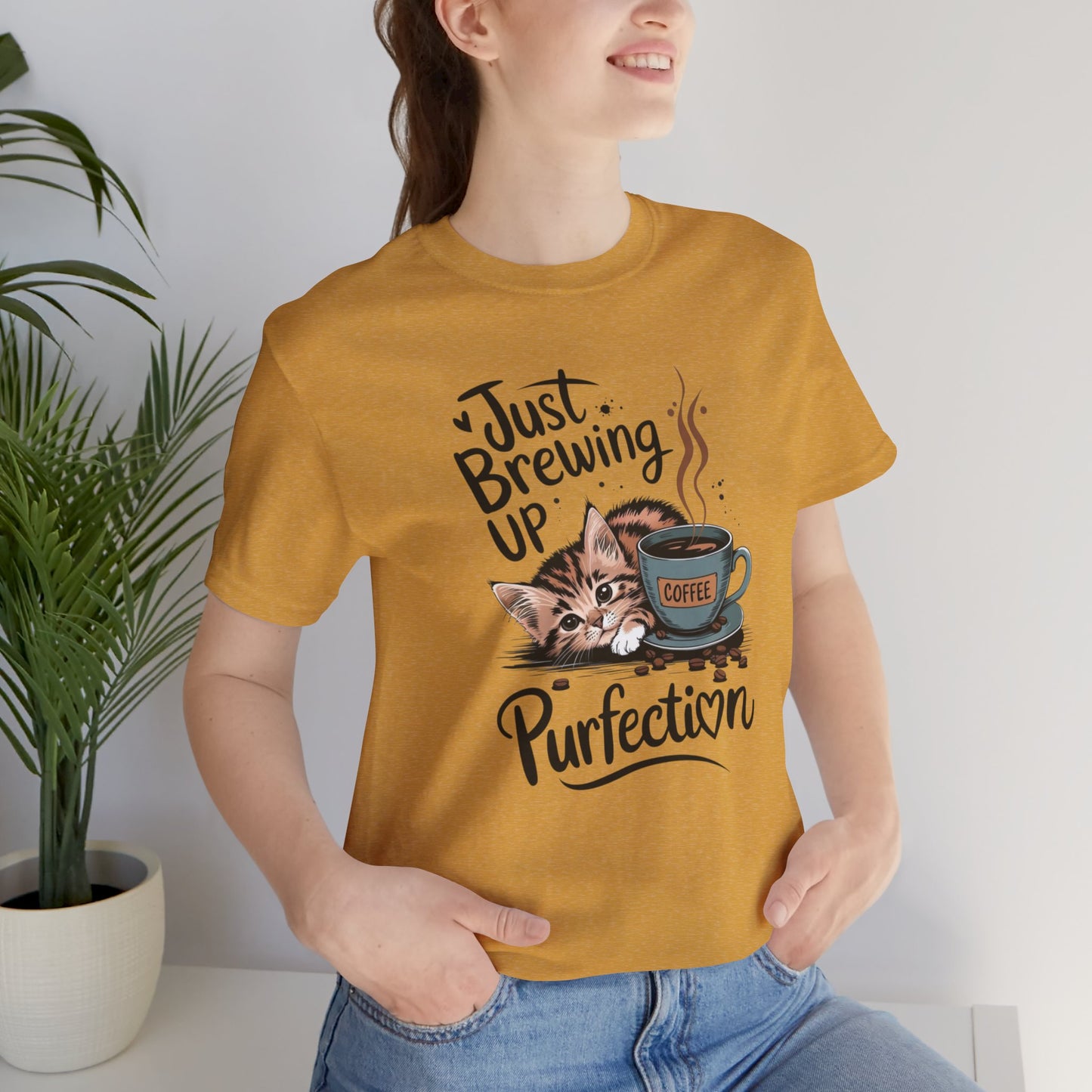 Cute Cat Coffee Tee