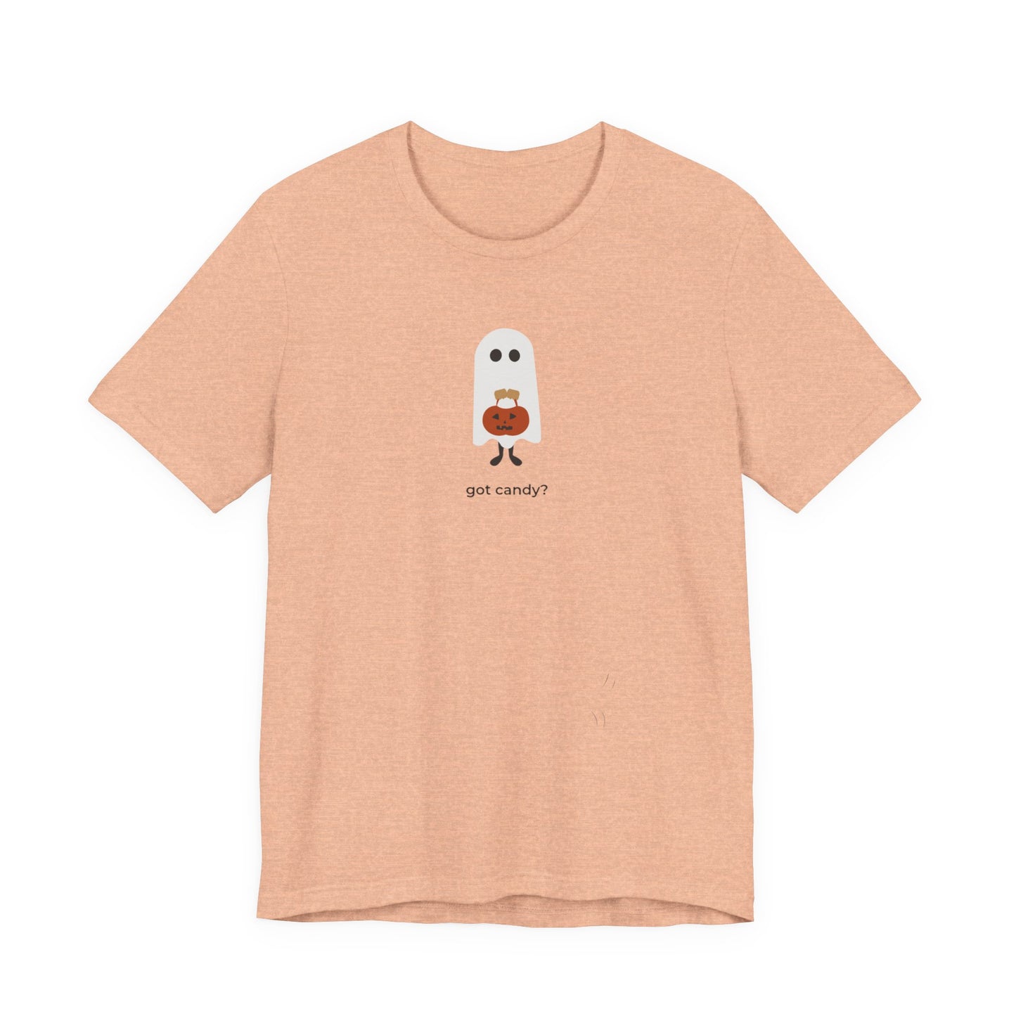 Cute Ghost Graphic Tee - Halloween Costume Shirt, Spooky Gift, Funny Vintage Style Tee, Unisex T-Shirt, Got Candy?
