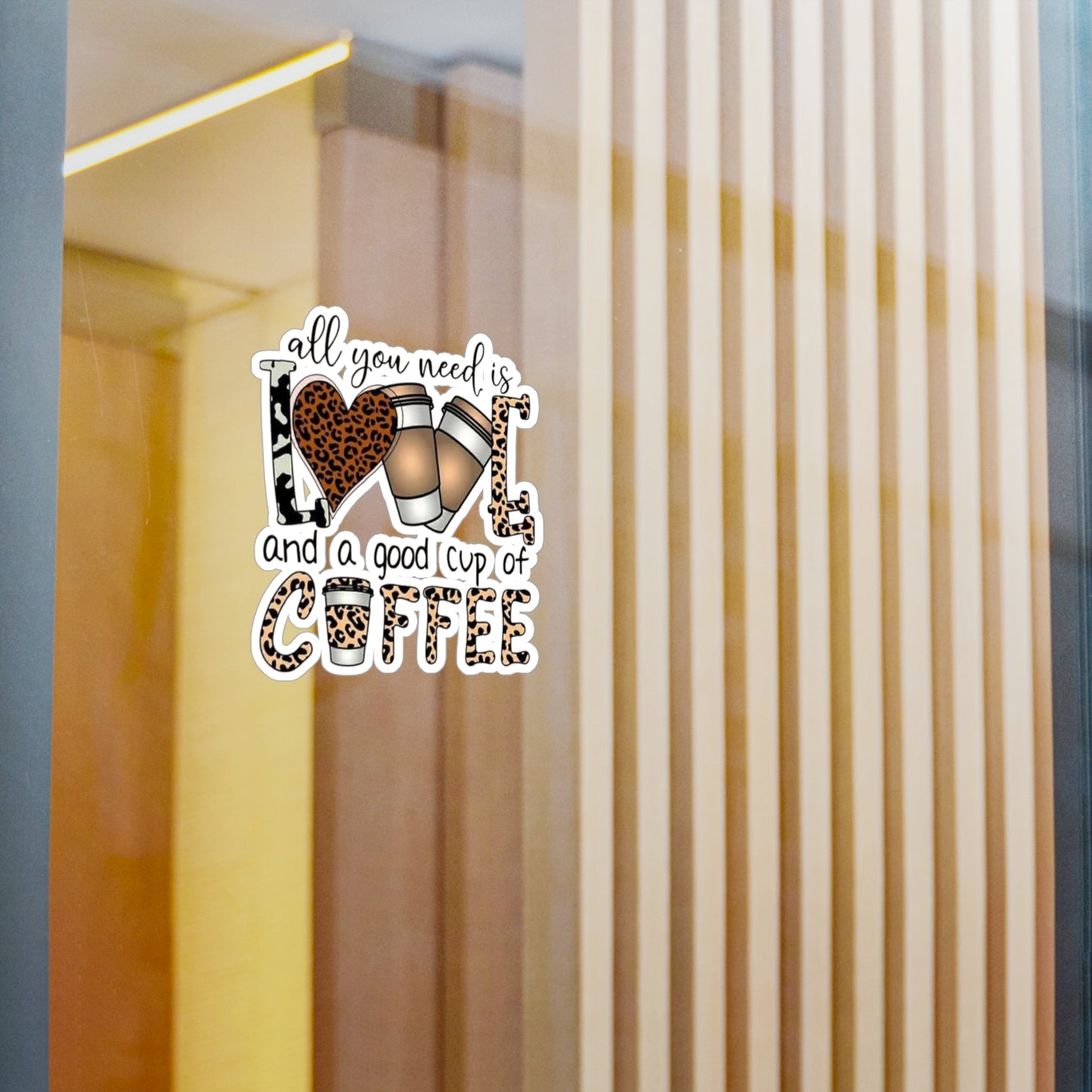 Coffee Lover's Kiss-Cut Vinyl Decals