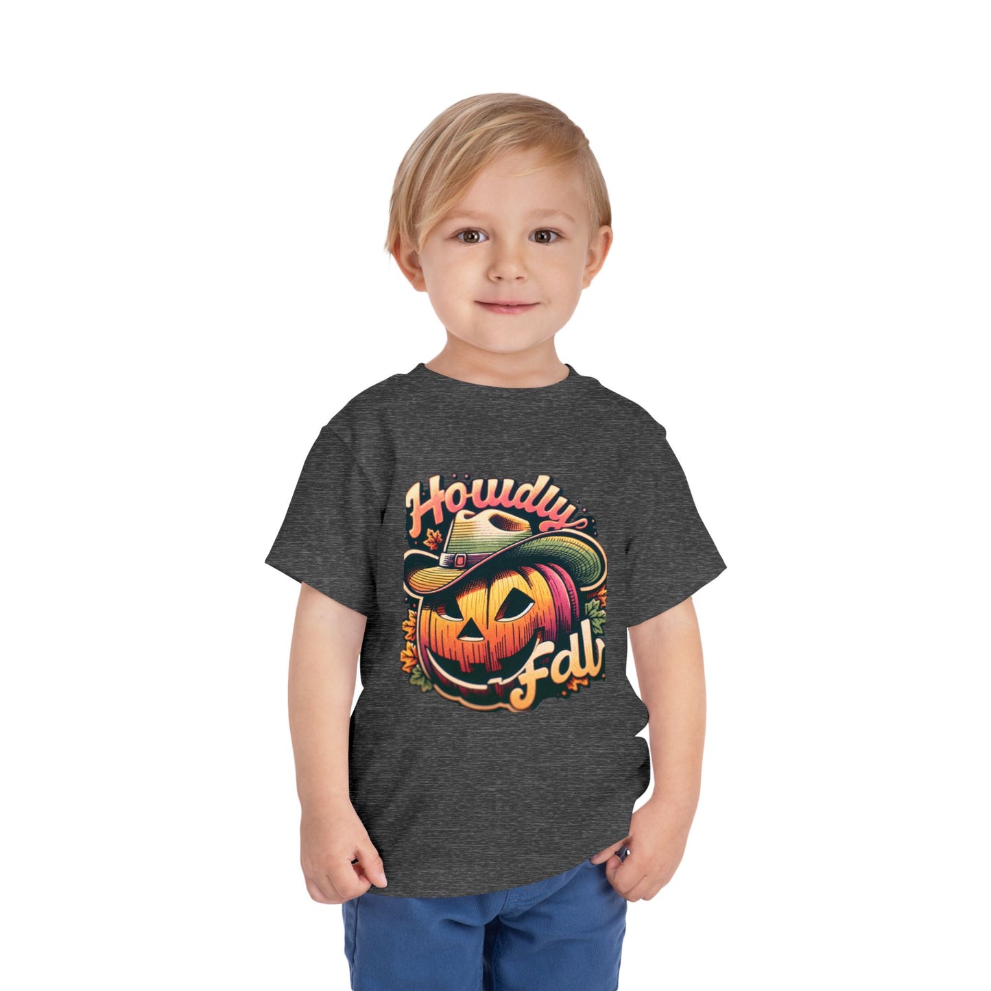 Toddler Pumpkin Tee - Cute Fall Shirt, Halloween Outfit, Pumpkin Shirt, Toddler Graphic Tee, Kids Seasonal Wear