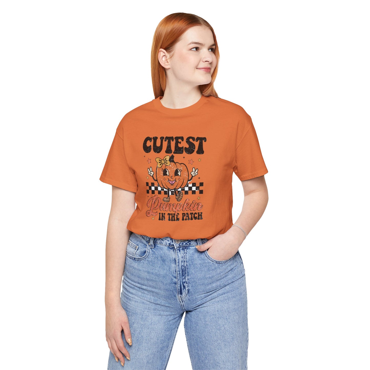 Cute Pumpkin Patch Tee - Fall Fashion, Halloween Shirt, Unisex Pumpkin Tee, Funny Graphic T-Shirt, Holiday Apparel