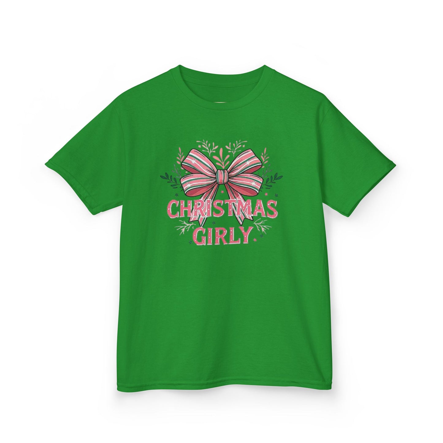 Cute Christmas Tee for Kids, Holiday Gift, Girly T-Shirt, Festive Apparel, Fun Christmas Outfit, Xmas Shirt for Girls