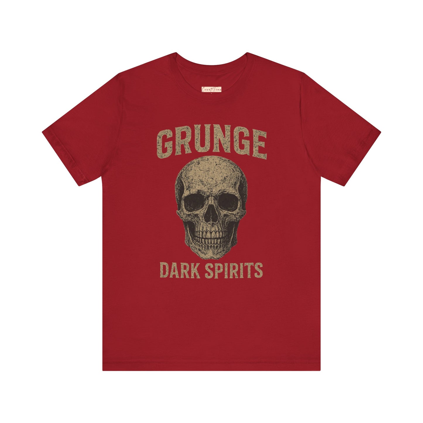 Grunge Skull Graphic Tee, Unisex T-Shirt for Music Lovers, Alternative Fashion, Casual Wear, Halloween Party, Vintage Style