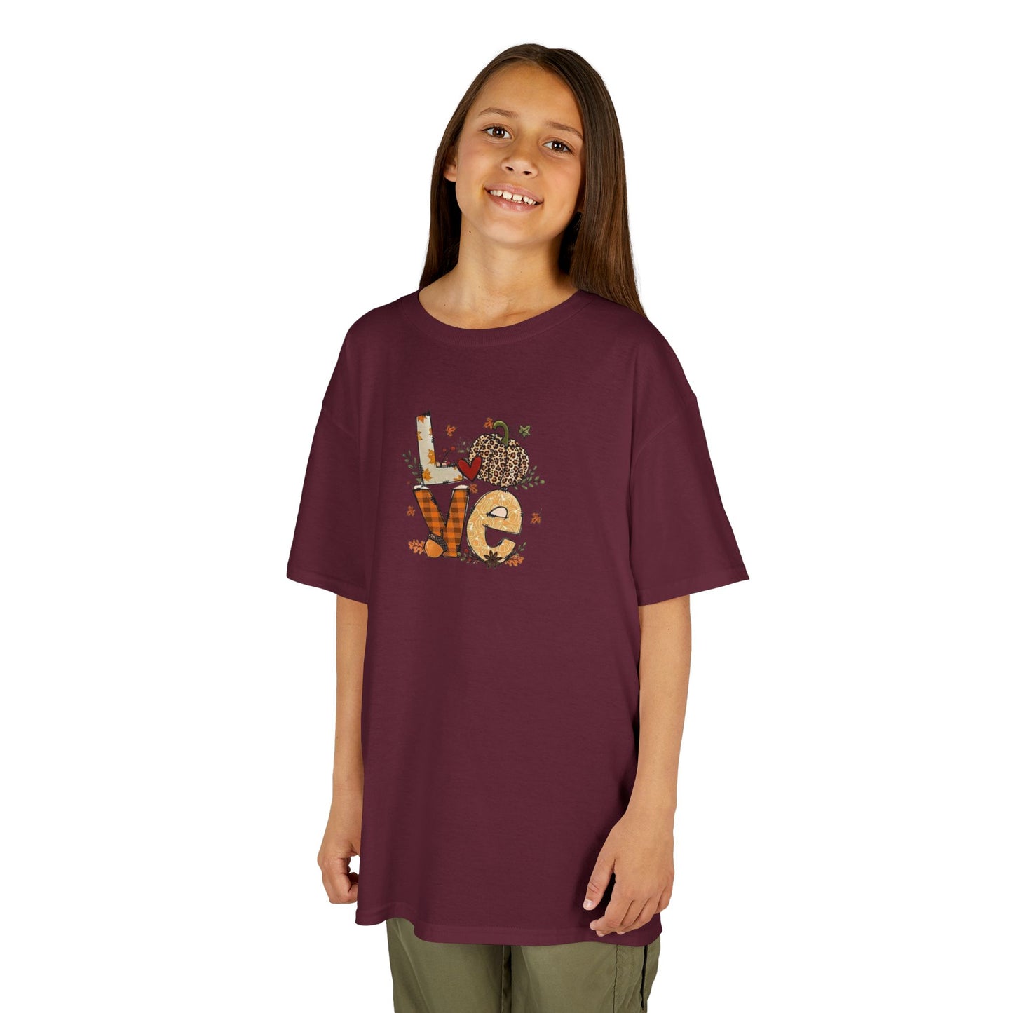 Kids Love Autumn Tee, Cute Kids T-Shirt, Animal Lovers Gift, Eco-Friendly Kids Shirt, Fun Kids Gift, Nature-Themed Apparel