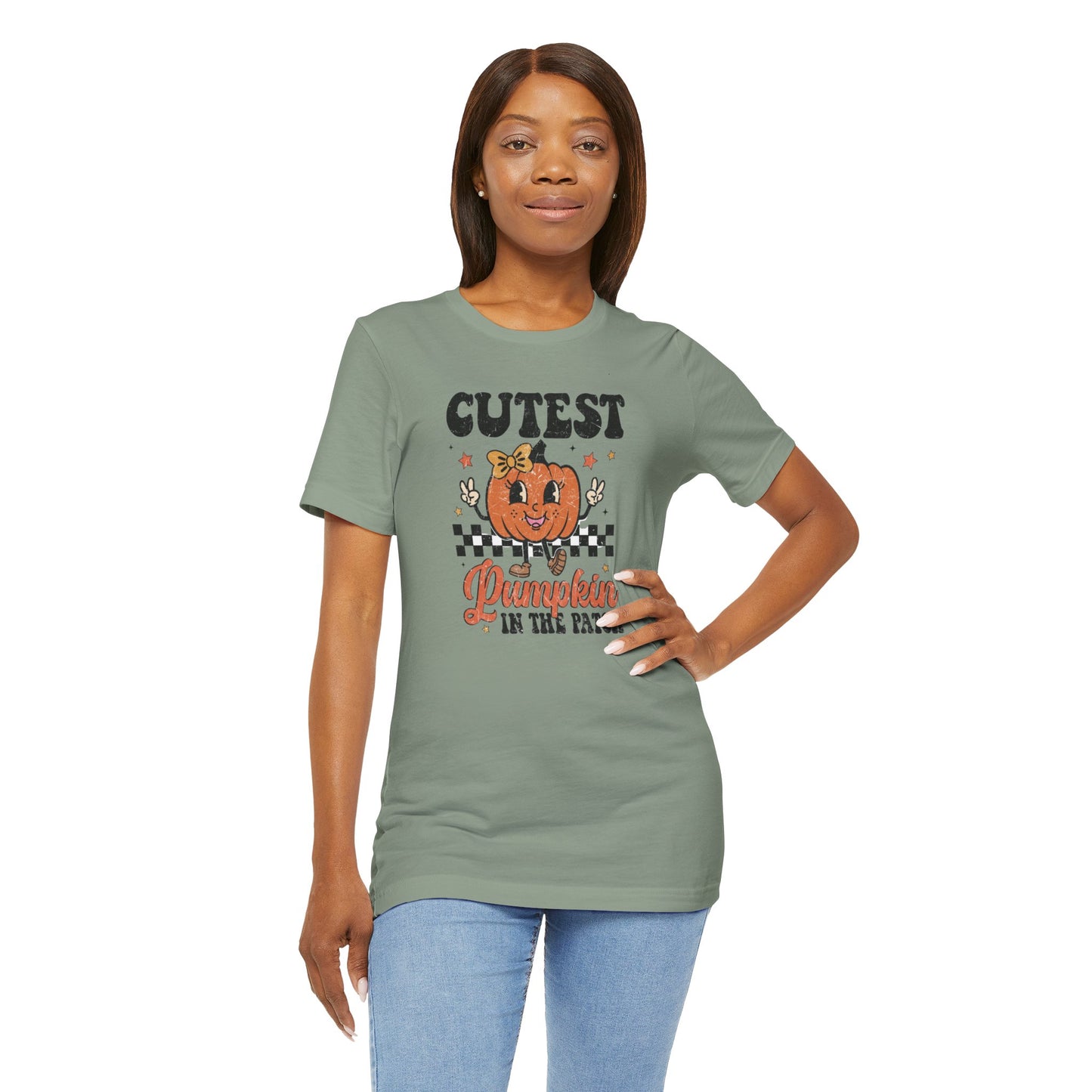 Cute Pumpkin Patch Tee - Fall Fashion, Halloween Shirt, Unisex Pumpkin Tee, Funny Graphic T-Shirt, Holiday Apparel