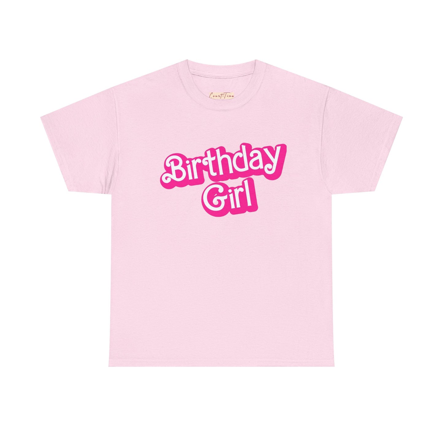 Birthday Girl Unisex Heavy Cotton Tee, Fun Party Tee, Birthday Celebration Shirt, Gift for Birthday Girl, Lounge Wear, Trendy Casual Top