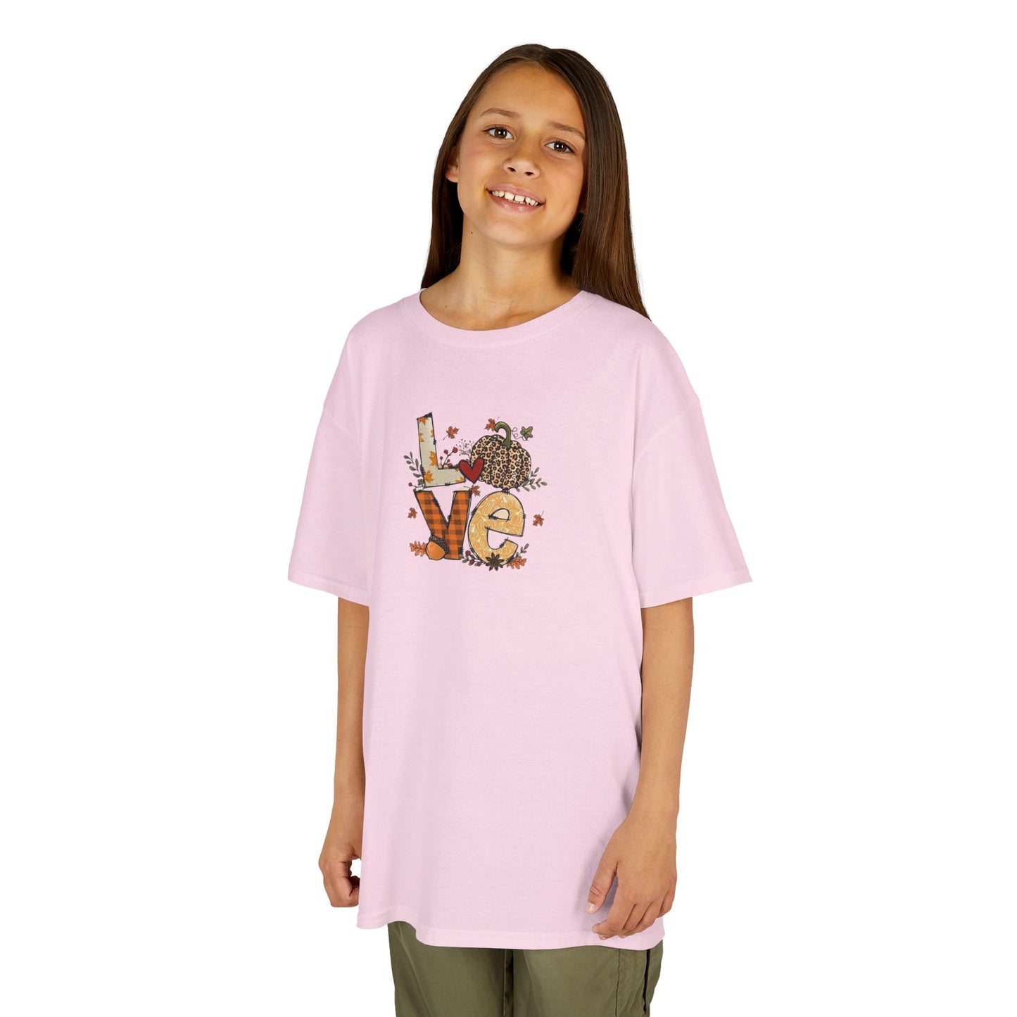 Kids Love Autumn Tee, Cute Kids T-Shirt, Animal Lovers Gift, Eco-Friendly Kids Shirt, Fun Kids Gift, Nature-Themed Apparel