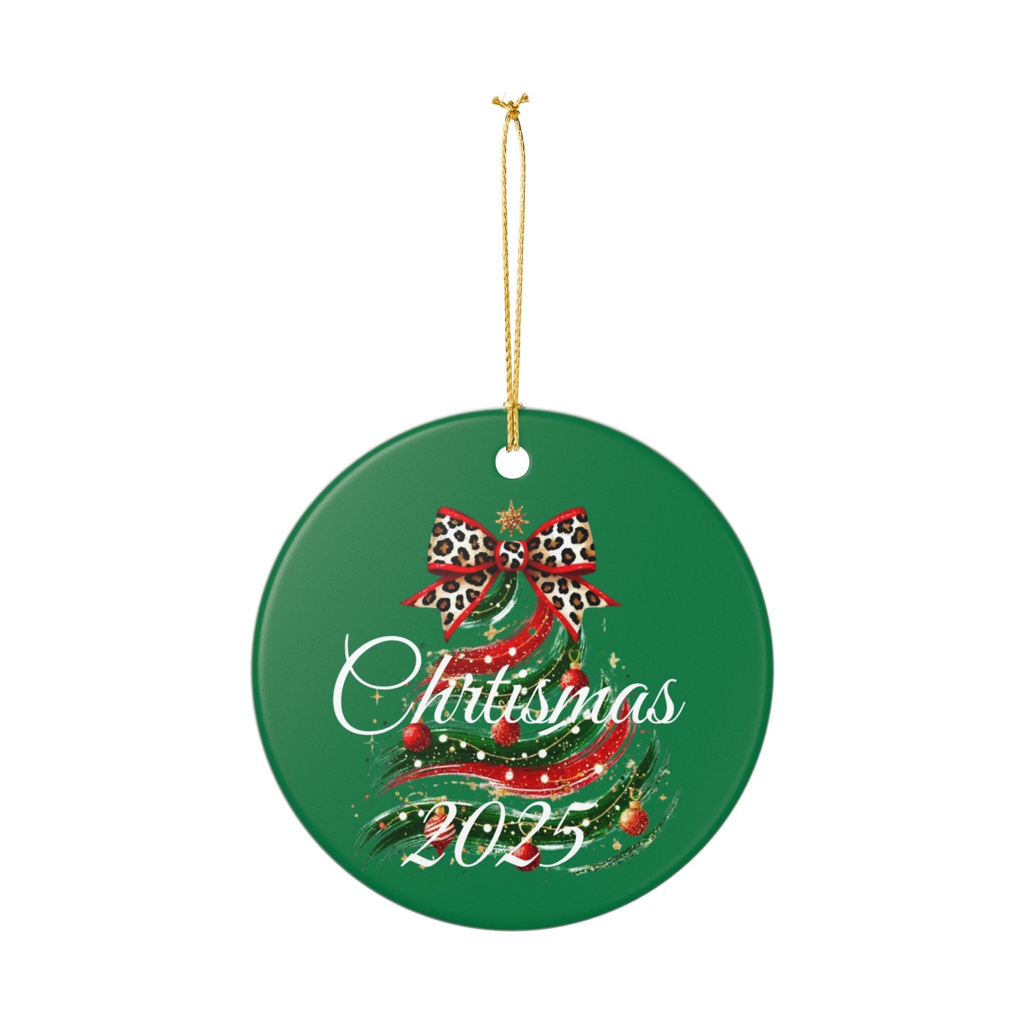 Christmas 2025 Ceramic Ornament
