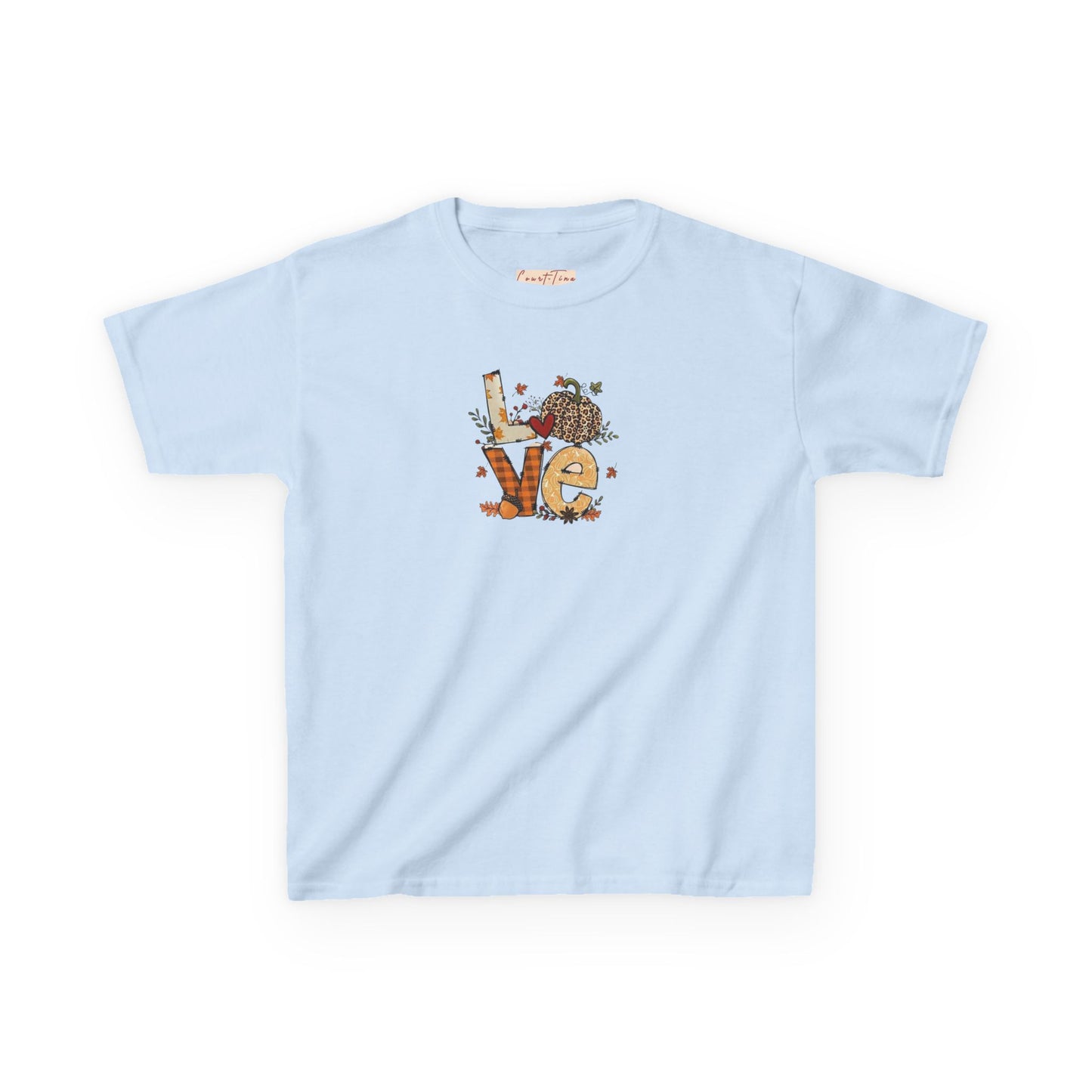 Kids Love Autumn Tee, Cute Kids T-Shirt, Animal Lovers Gift, Eco-Friendly Kids Shirt, Fun Kids Gift, Nature-Themed Apparel