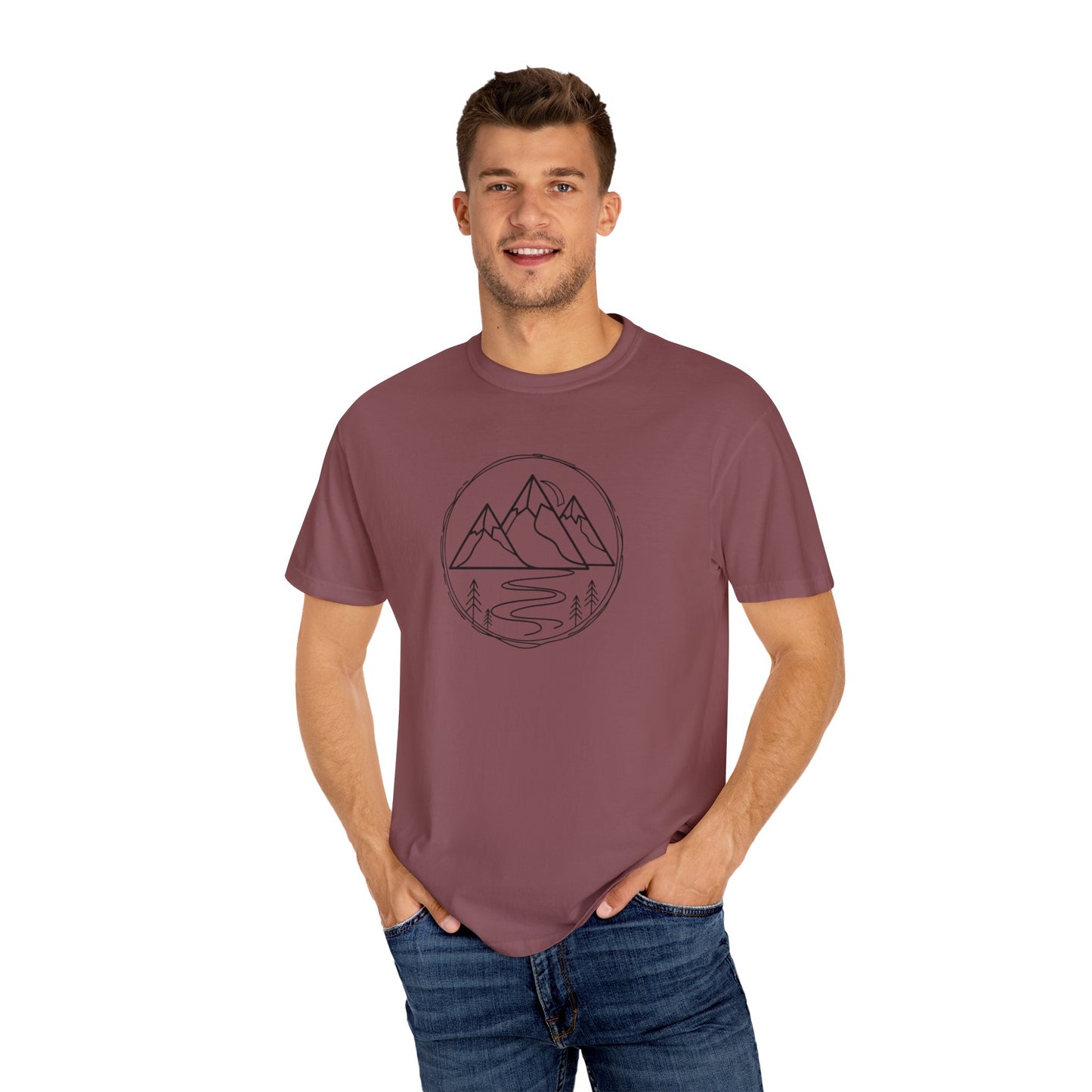 Mountain Landscape Unisex T-Shirt | Adventure Lover's Tee | Nature Gift | Casual Wear | Outdoor Enthusiast | Vacation Style | [...]