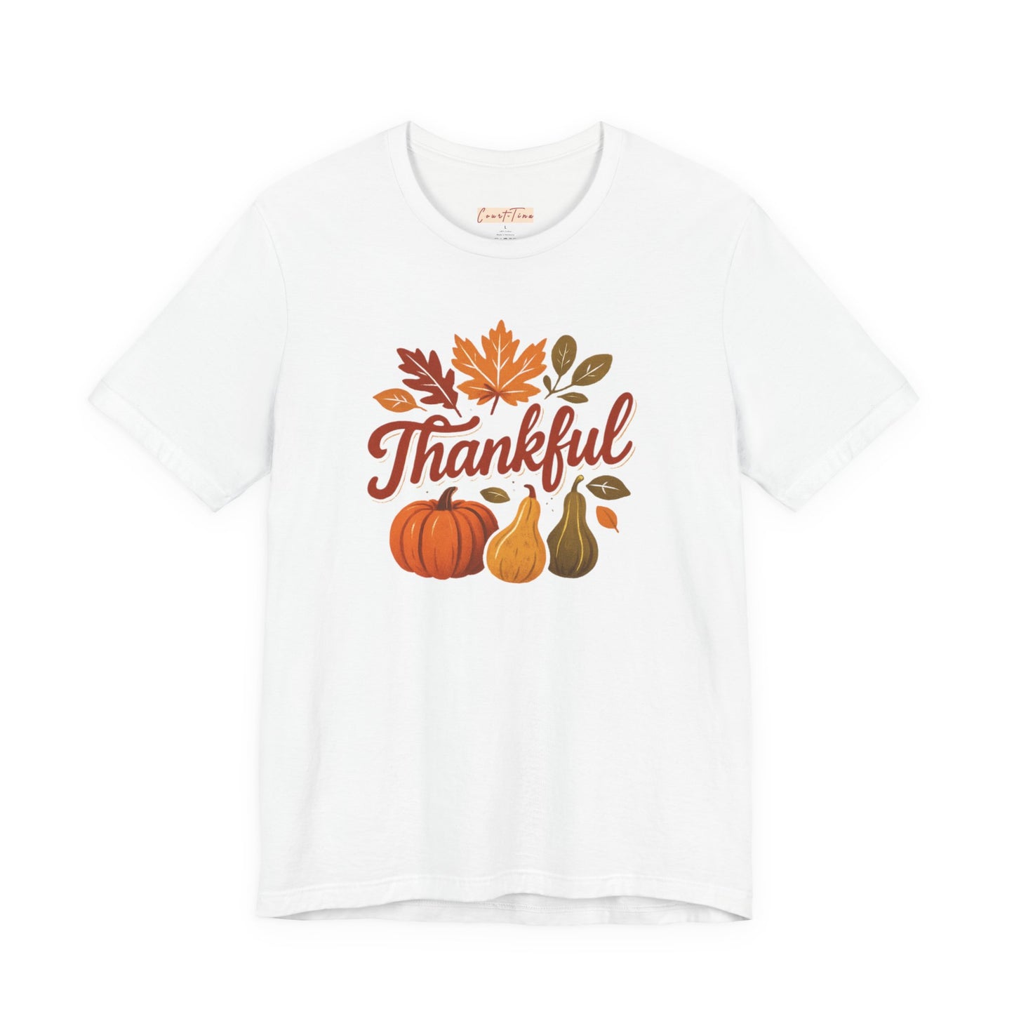 Fall Harvest Thankful Tee, Autumn Shirt, Thanksgiving Gift, Cozy Casual Wear, Unisex Fall Tee, Seasonal Apparel
